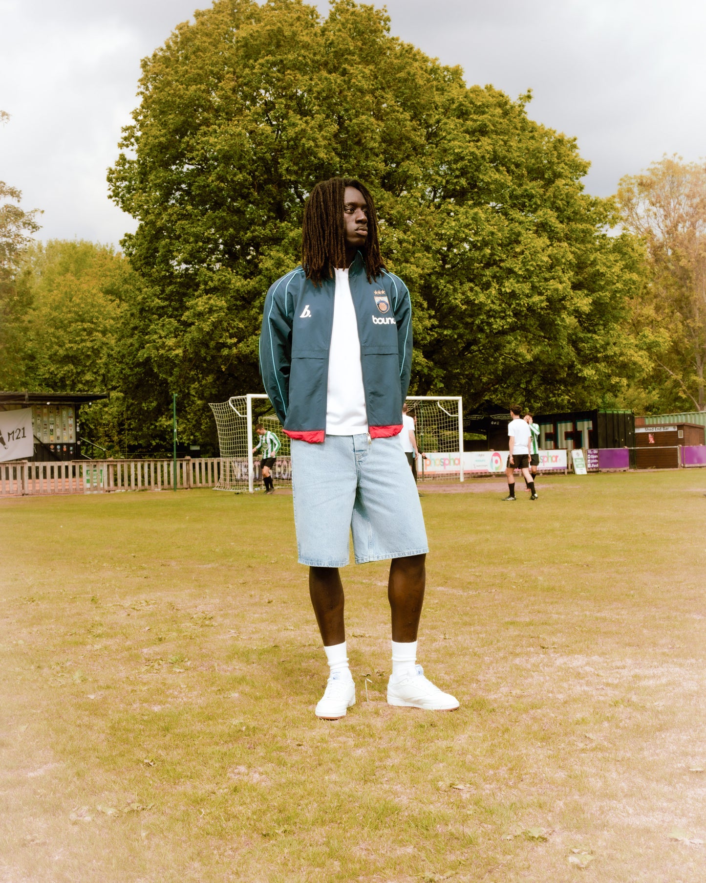 SIGNATURE DENIM JORTS - LIGHT BLUE