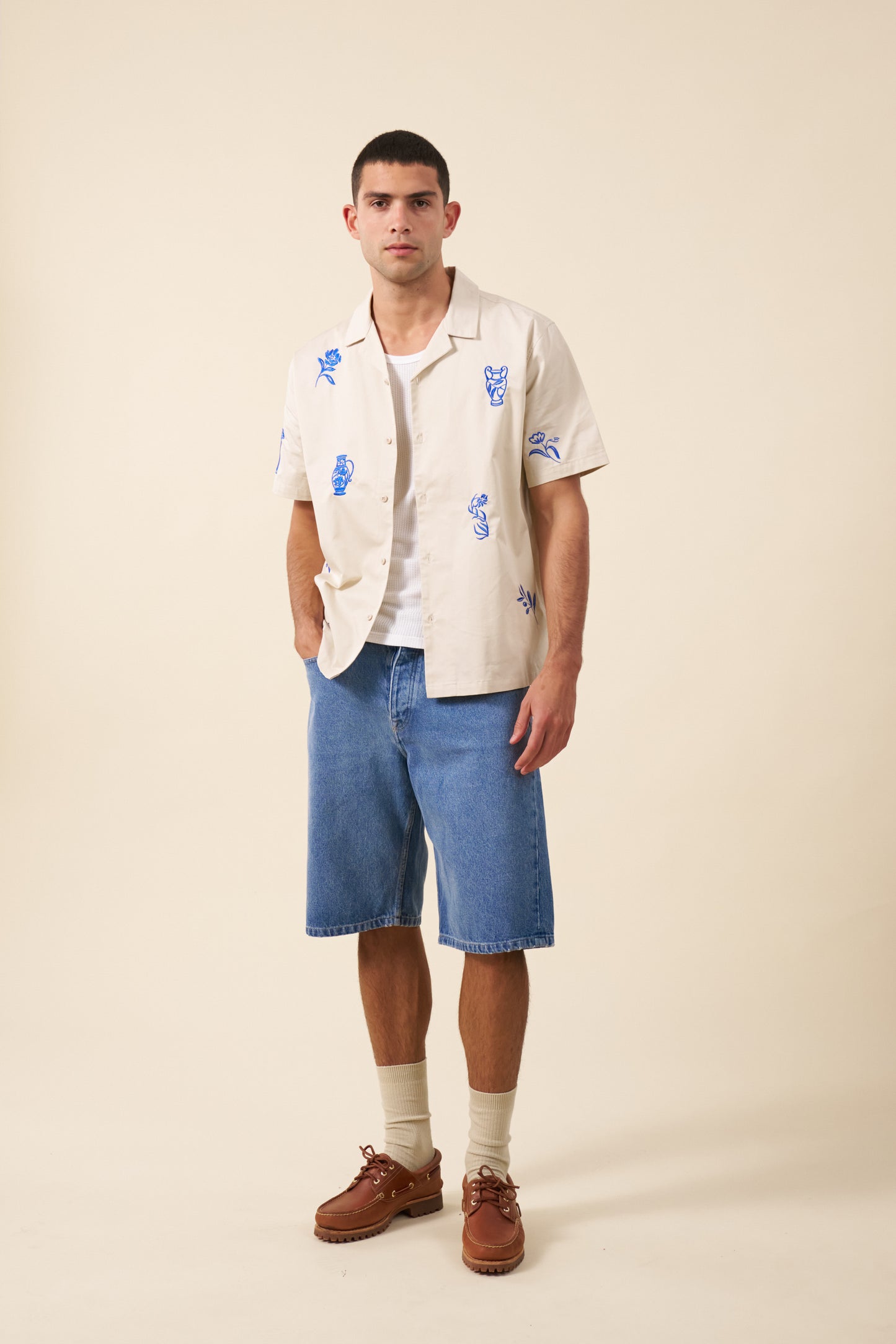 UNION DENIM JORTS - LIGHT BLUE