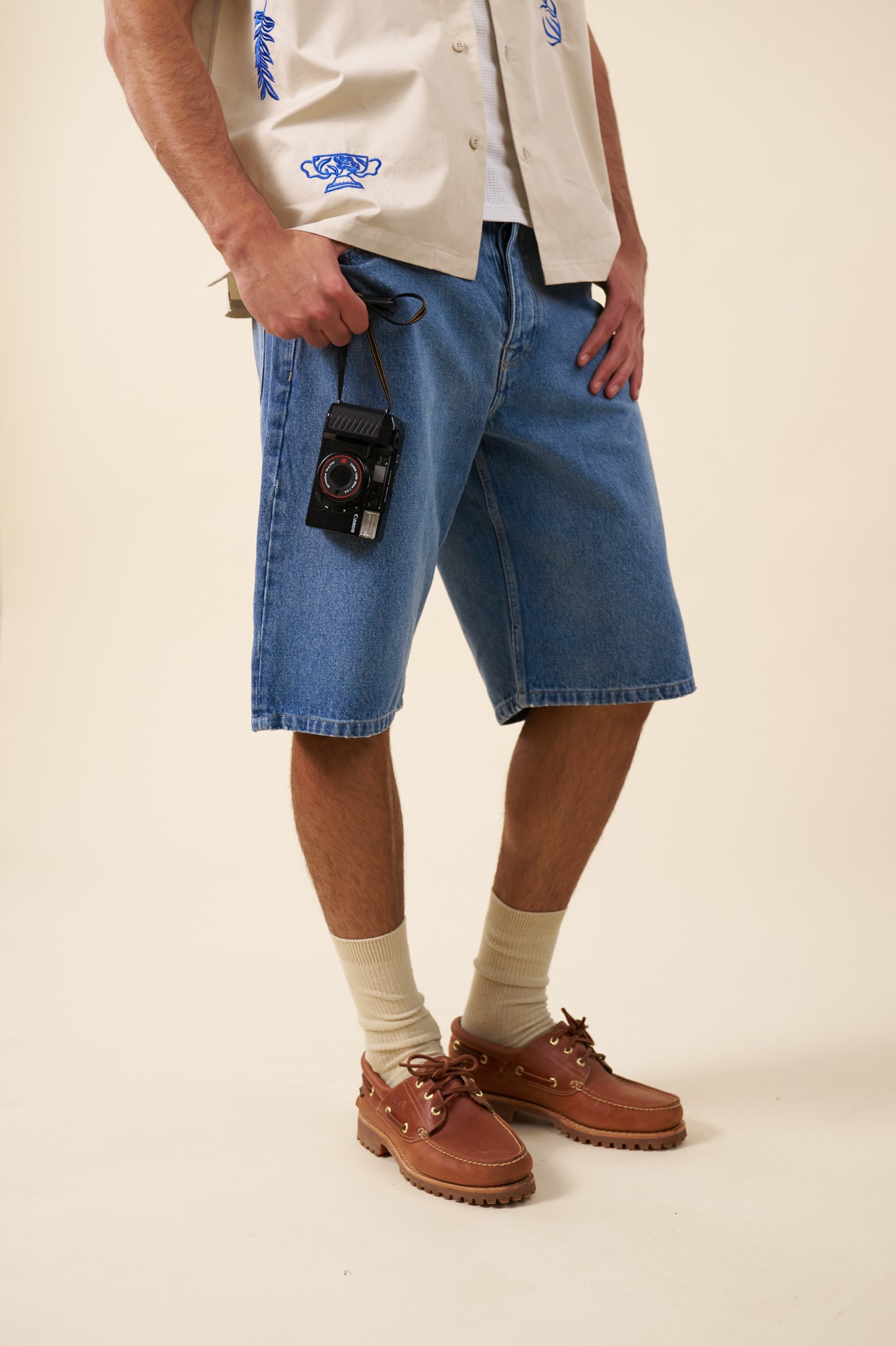UNION DENIM JORTS - LIGHT BLUE