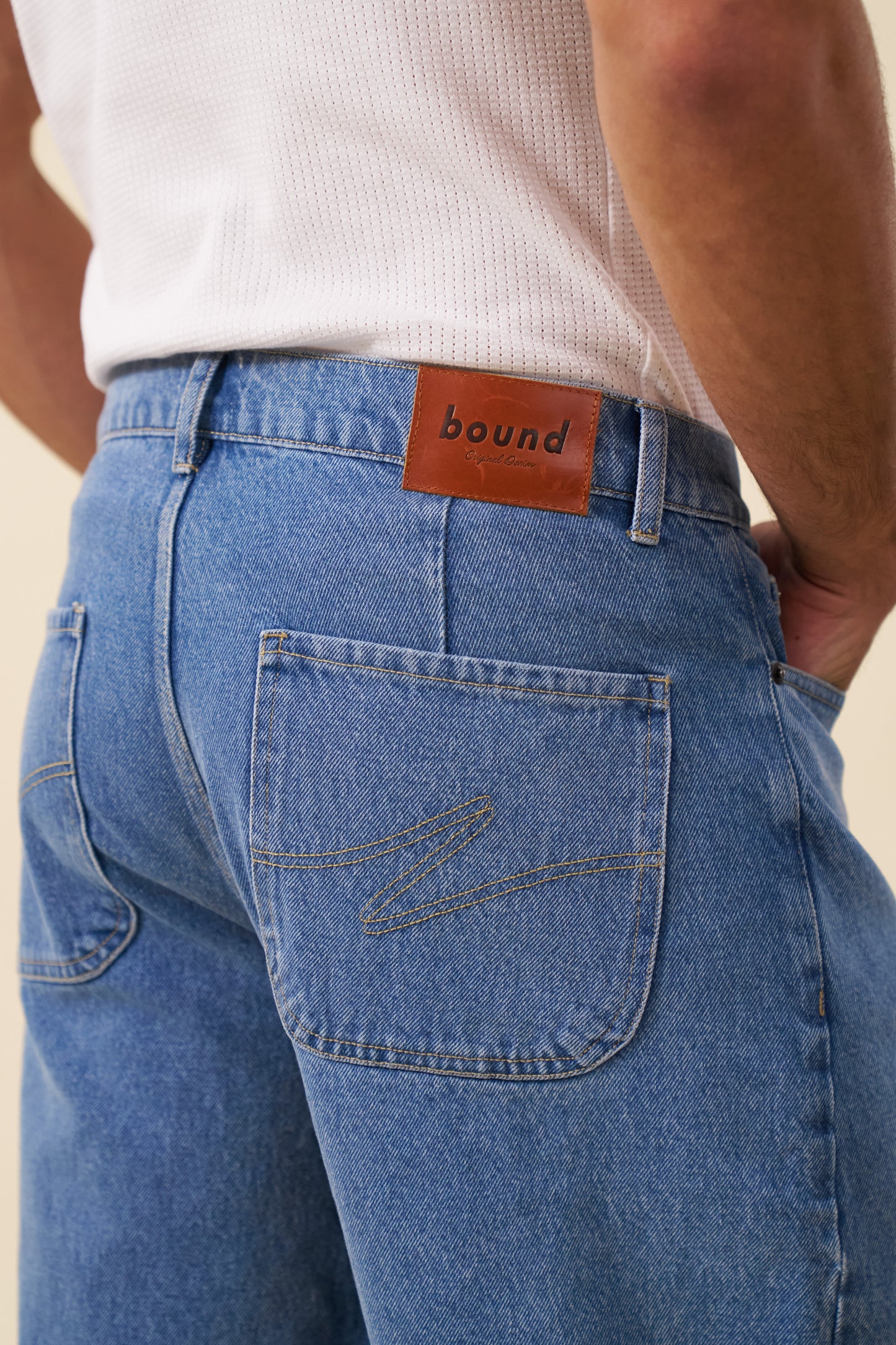 UNION DENIM JORTS - LIGHT BLUE