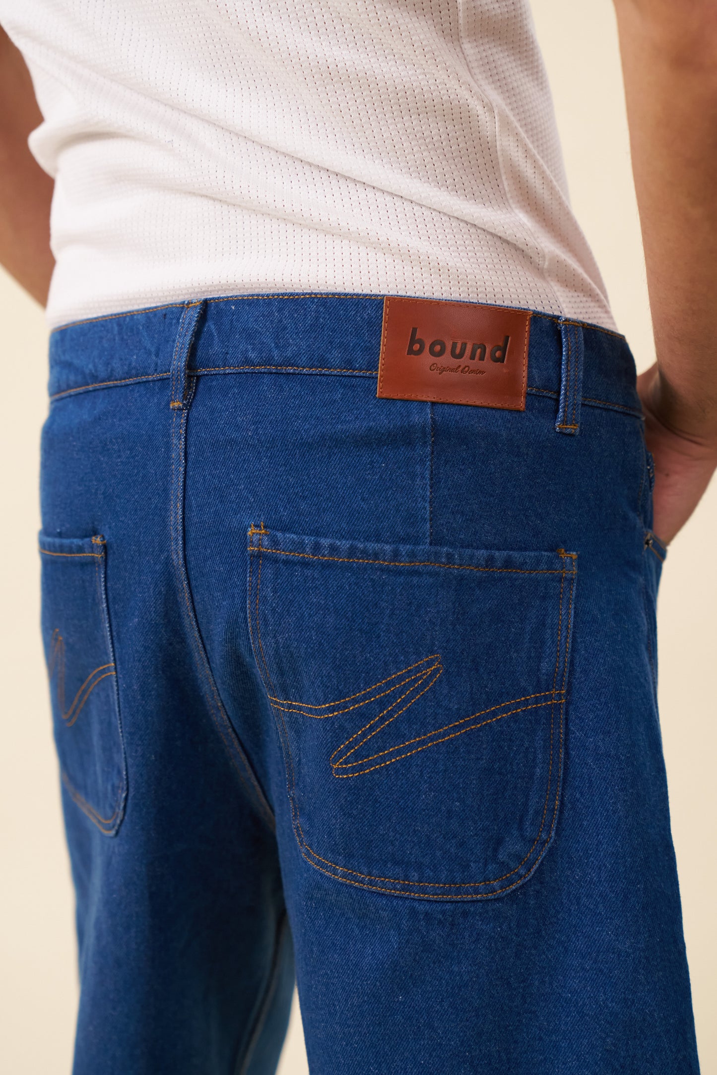 UNION DENIM JORTS - MID BLUE
