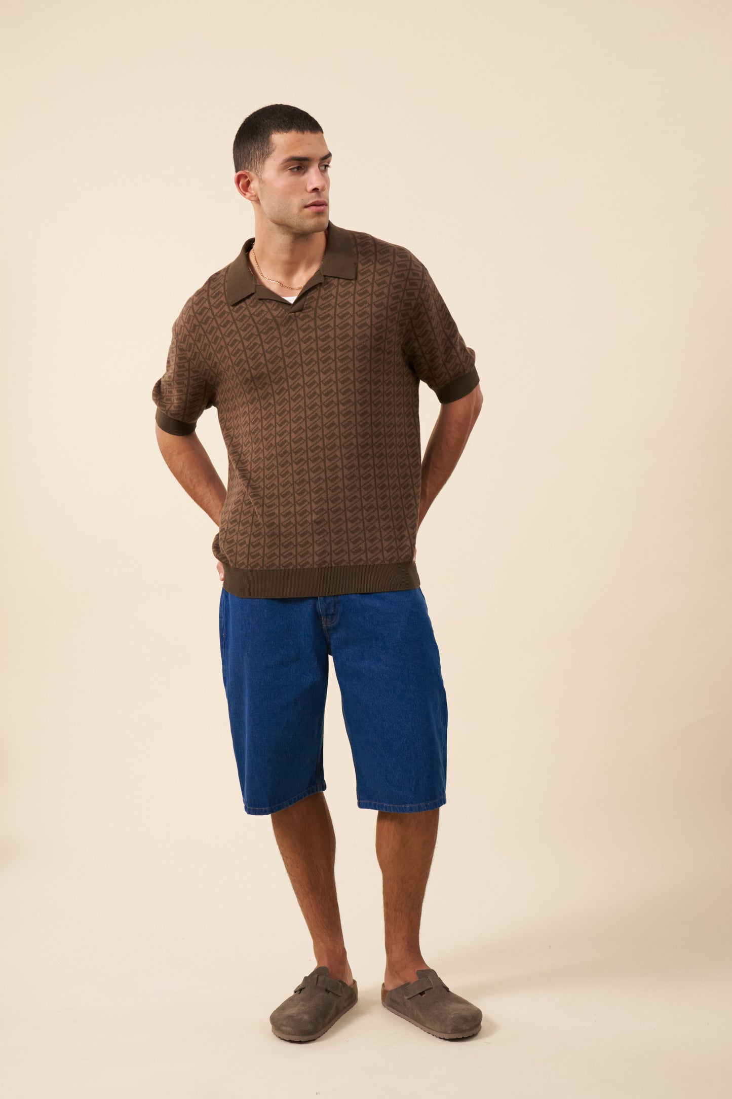 UNION DENIM JORTS - MID BLUE