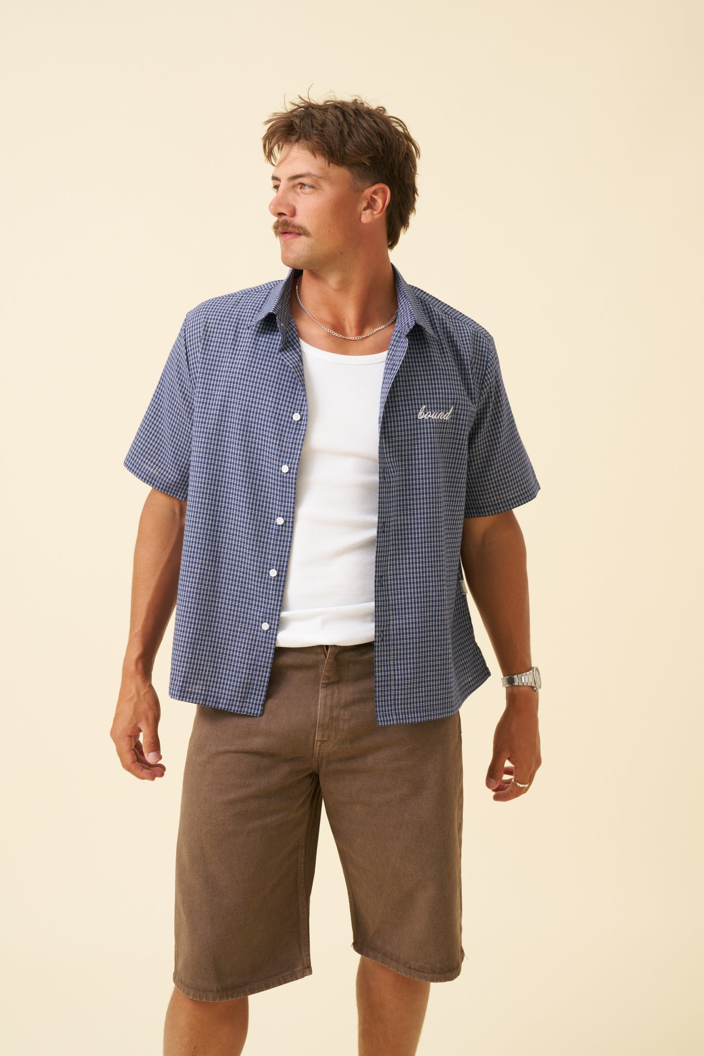 SUSTAIN WHITE RIBBED VEST