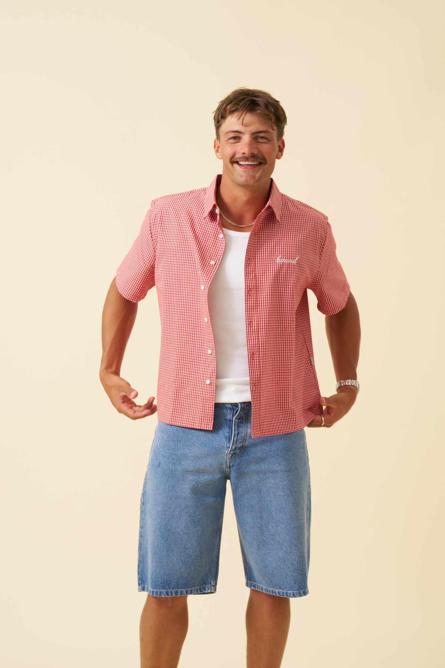 UNION DENIM JORTS - LIGHT BLUE