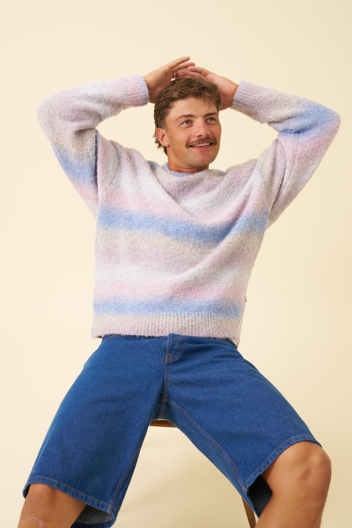 BOTHA CANDY GRADIENT BOUCLE KNIT