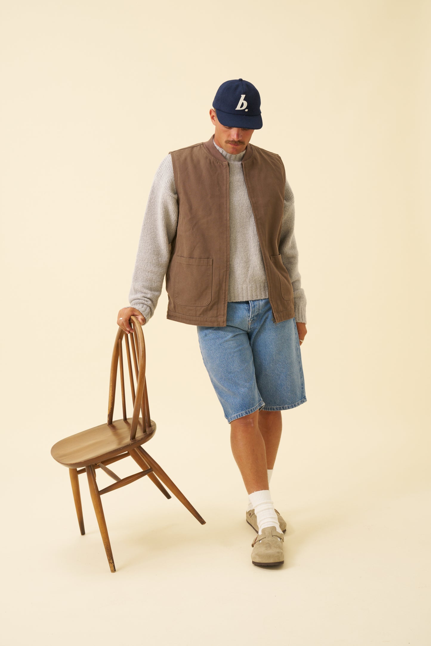 BOTHA CROPPED WOOL KNIT - GREY