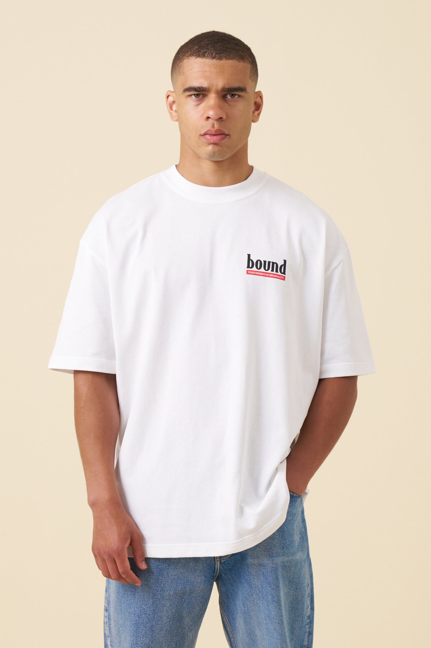 RED LABEL TEE - WHITE