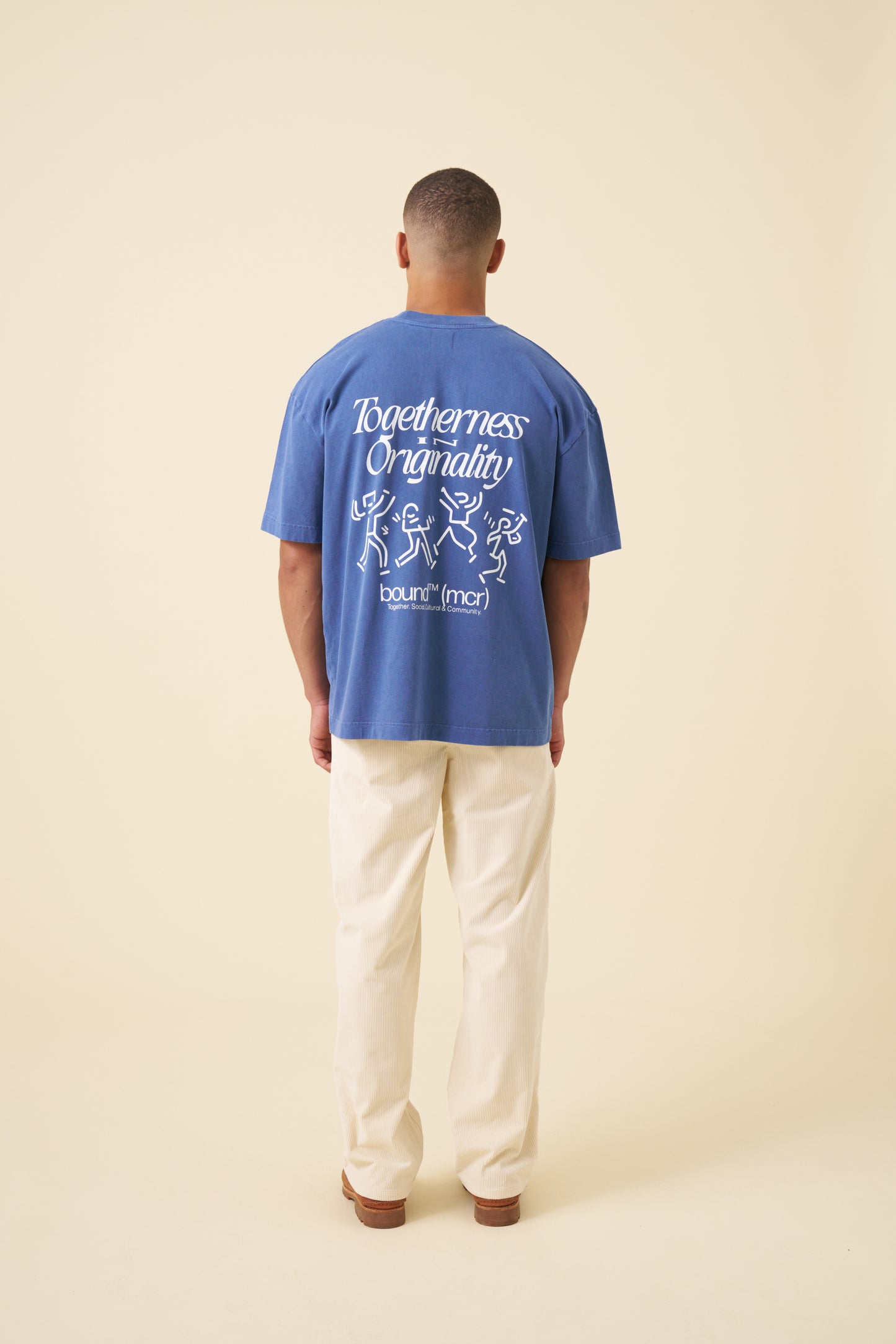 DANCING TEE - WASHED LIGHT NAVY