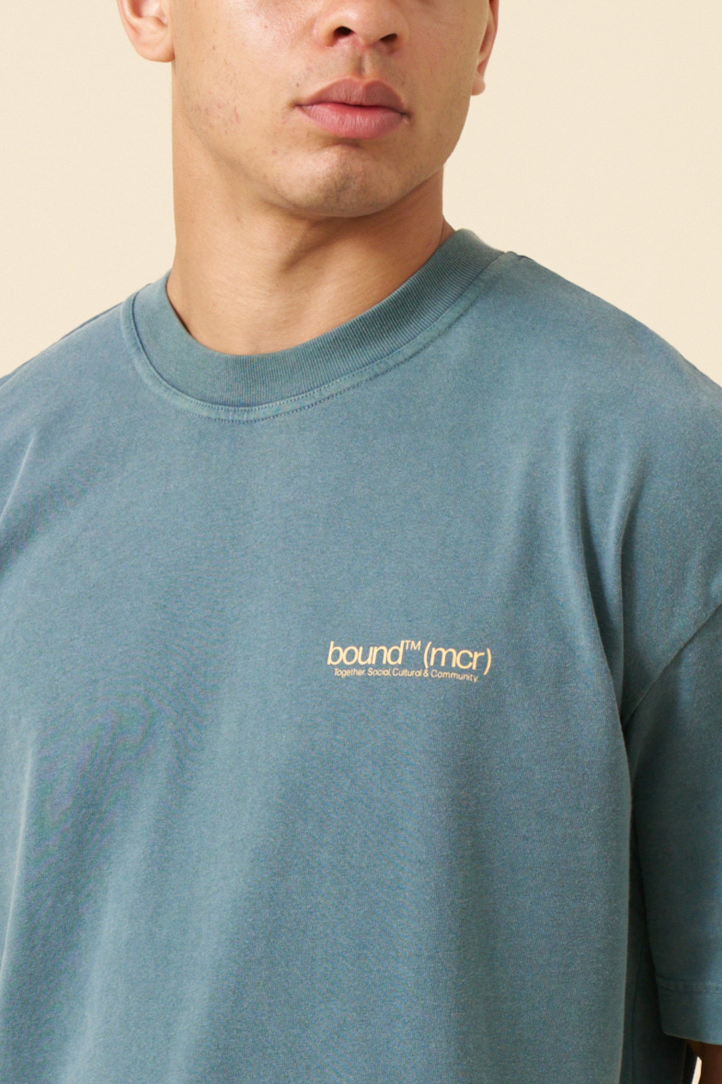 RECORD TEE - WASHED FOREST GREEN