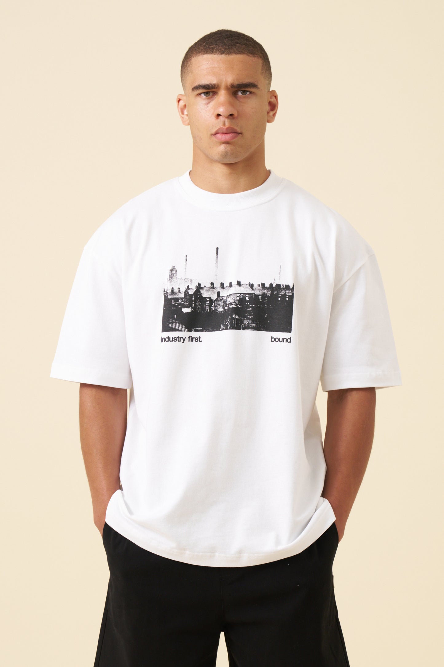 MCR INDUSTRY TEE - WHITE