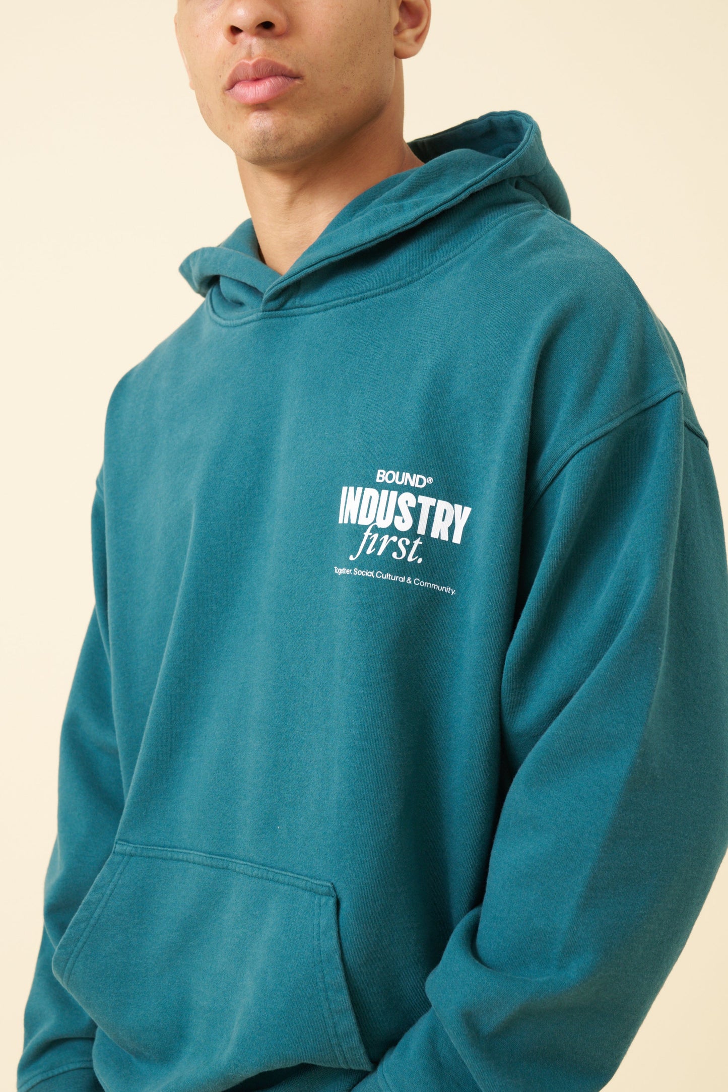 INDUSTRY FIRST HOODIE - FOREST GREEN