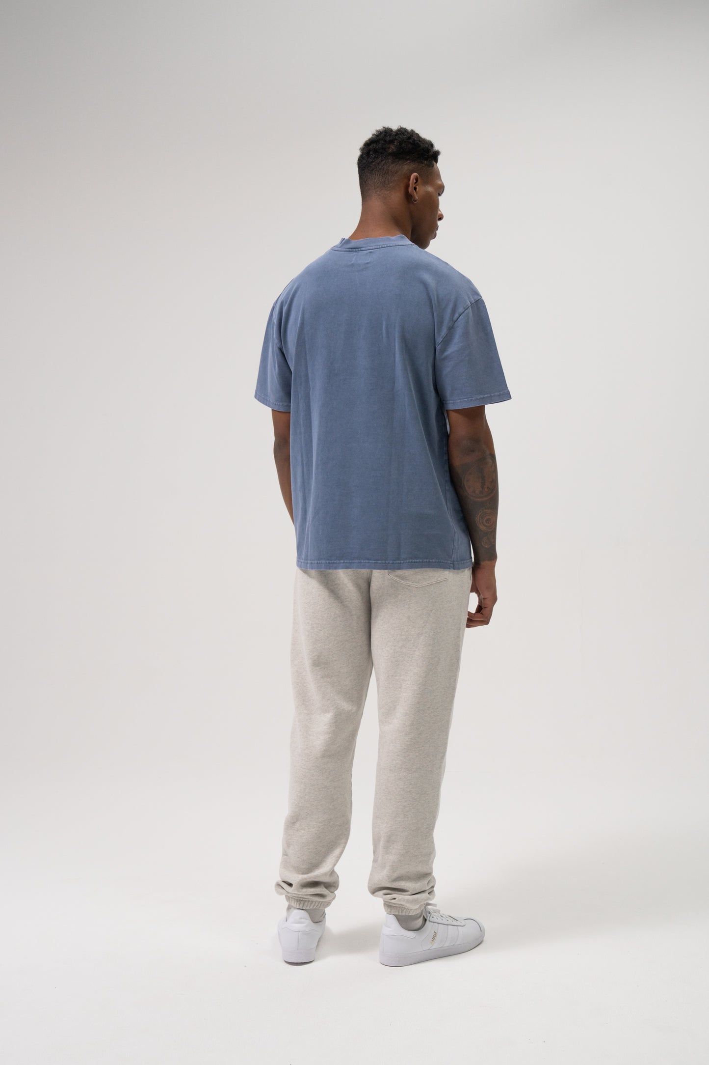 SUSTAIN WASHED BLUE TEE