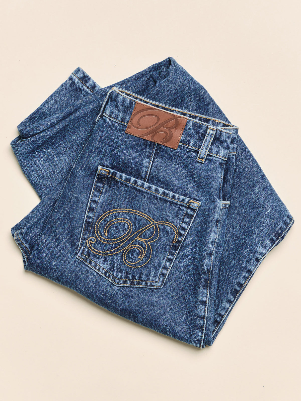 SIGNATURE UNION DENIM JEAN - MID BLUE