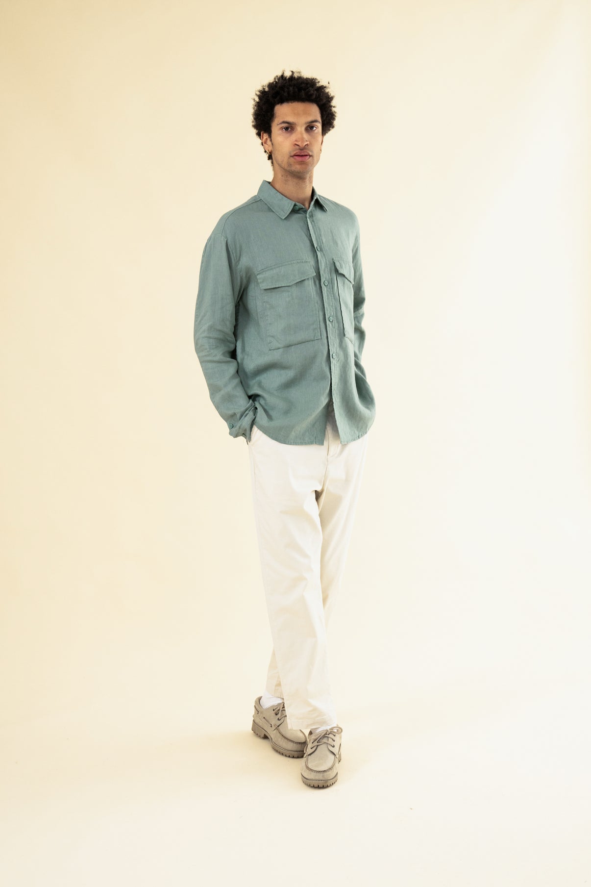 Tide the Knot Long-Sleeve Linen Shirt