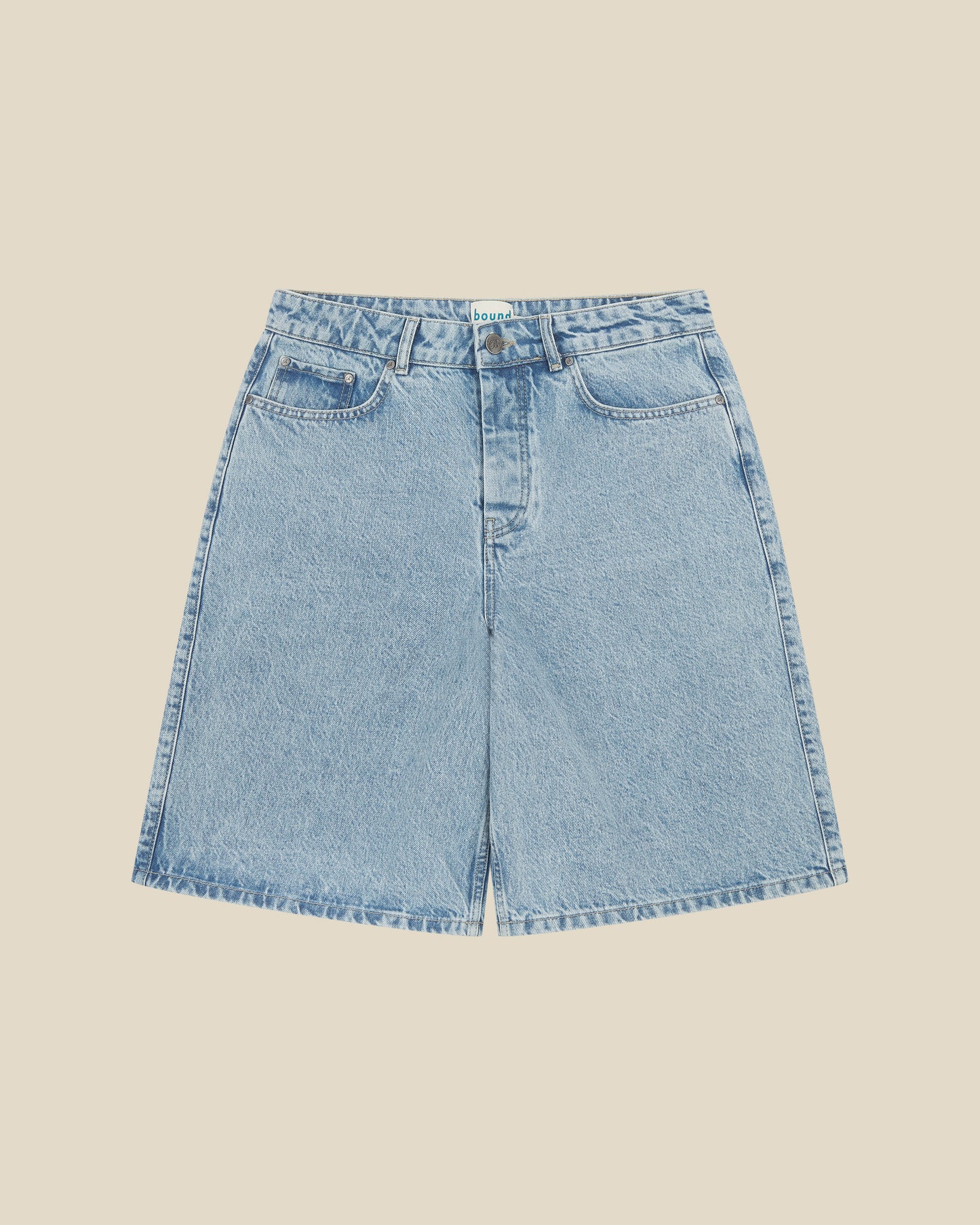 SIGNATURE DENIM JORTS - LIGHT BLUE