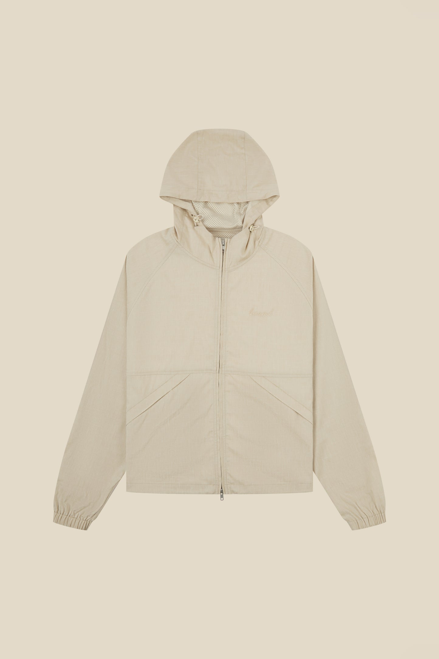 SAND LINEN WINDBREAKER