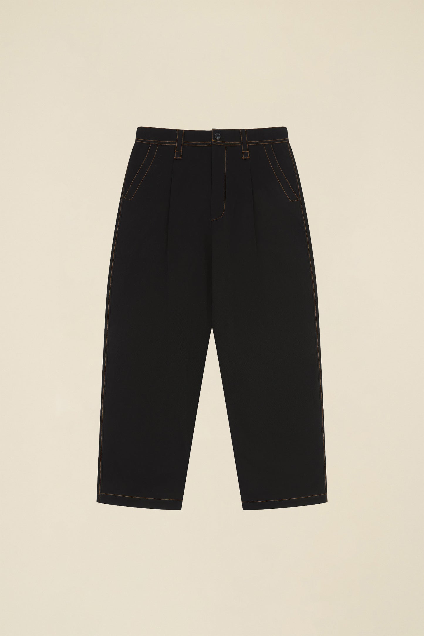 HEAVY CANVAS WORKWEAR TROUSER - BLACK