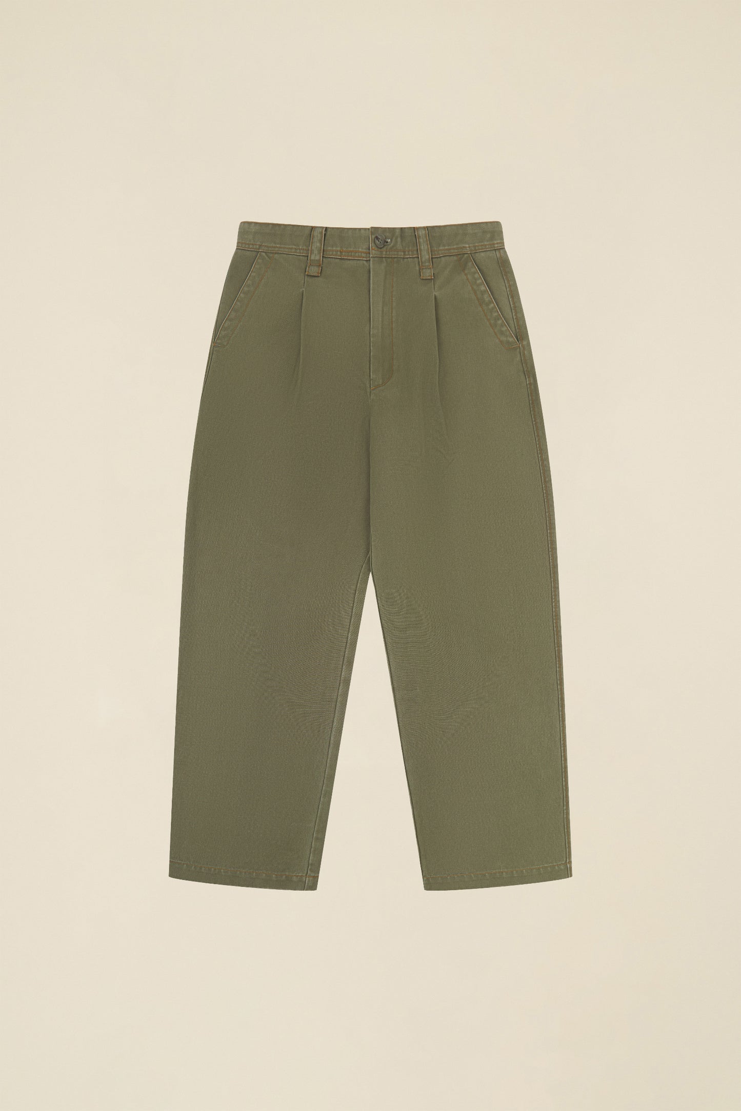 HEAVY CANVAS WORKWEAR TROUSER - ARMY