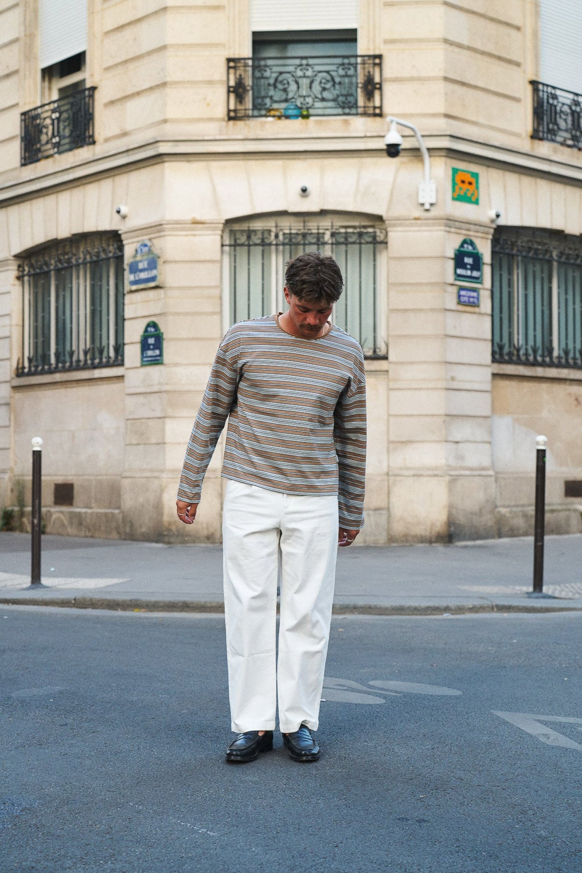 BOTHA CANVAS WORKWEAR TROUSERS - ECRU