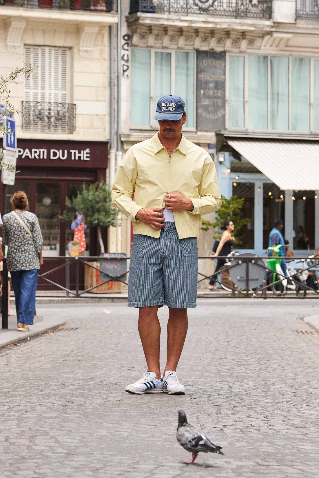 BOTHA RIPSTOP HARRINGTON JACKET - YELLOW