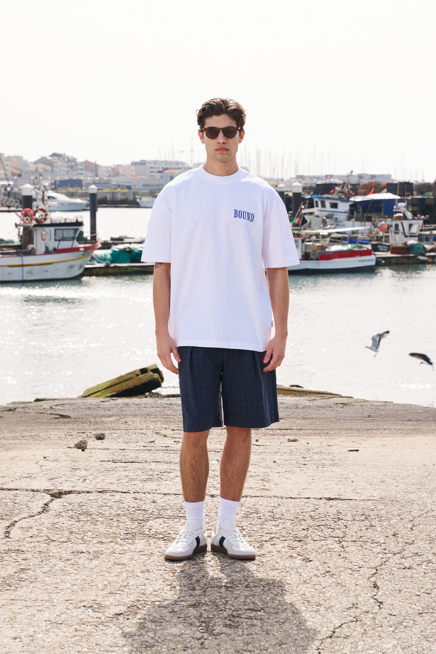 REGATE PORT TEE - WHITE