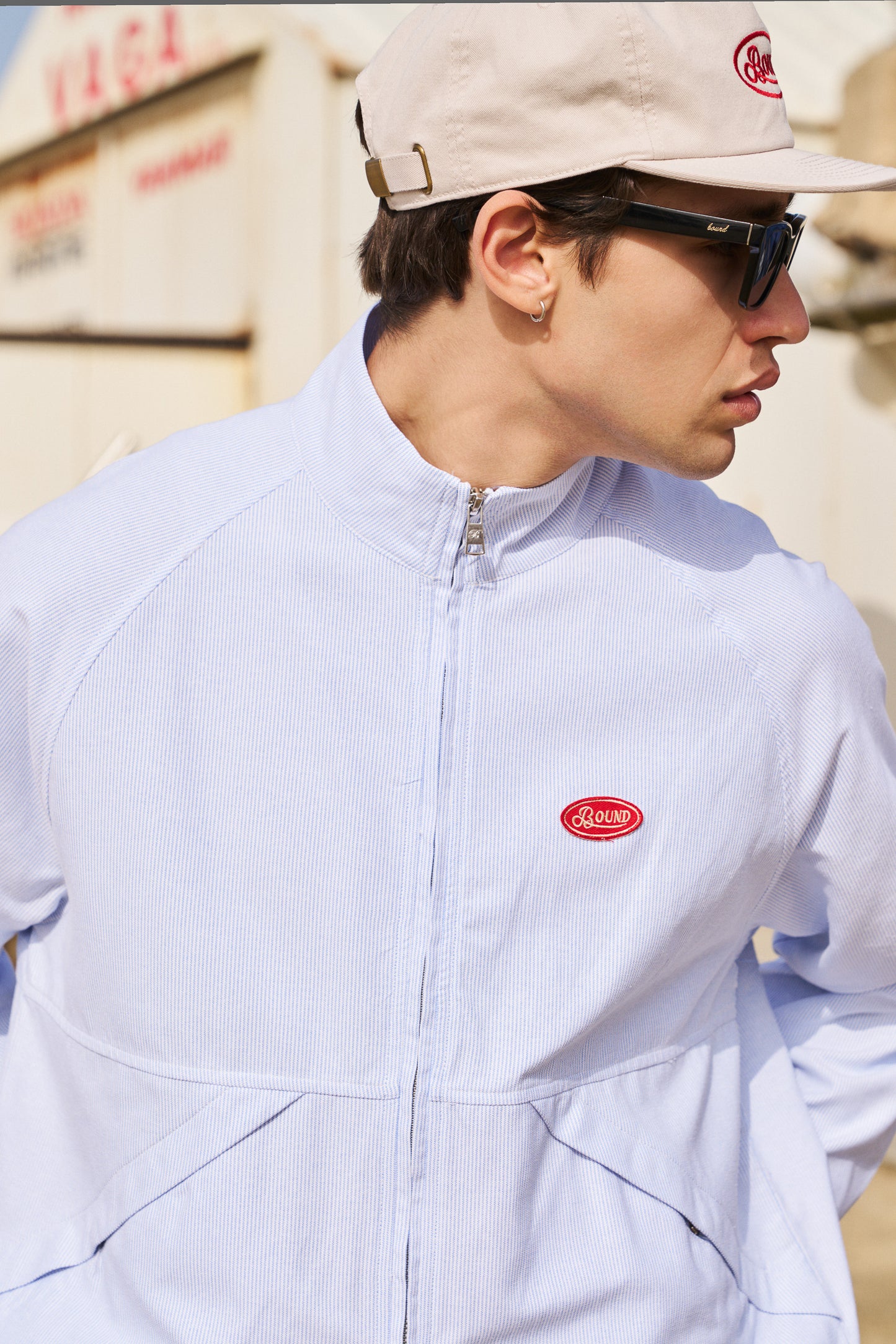 OXFORD COTTON WINDBREAKER