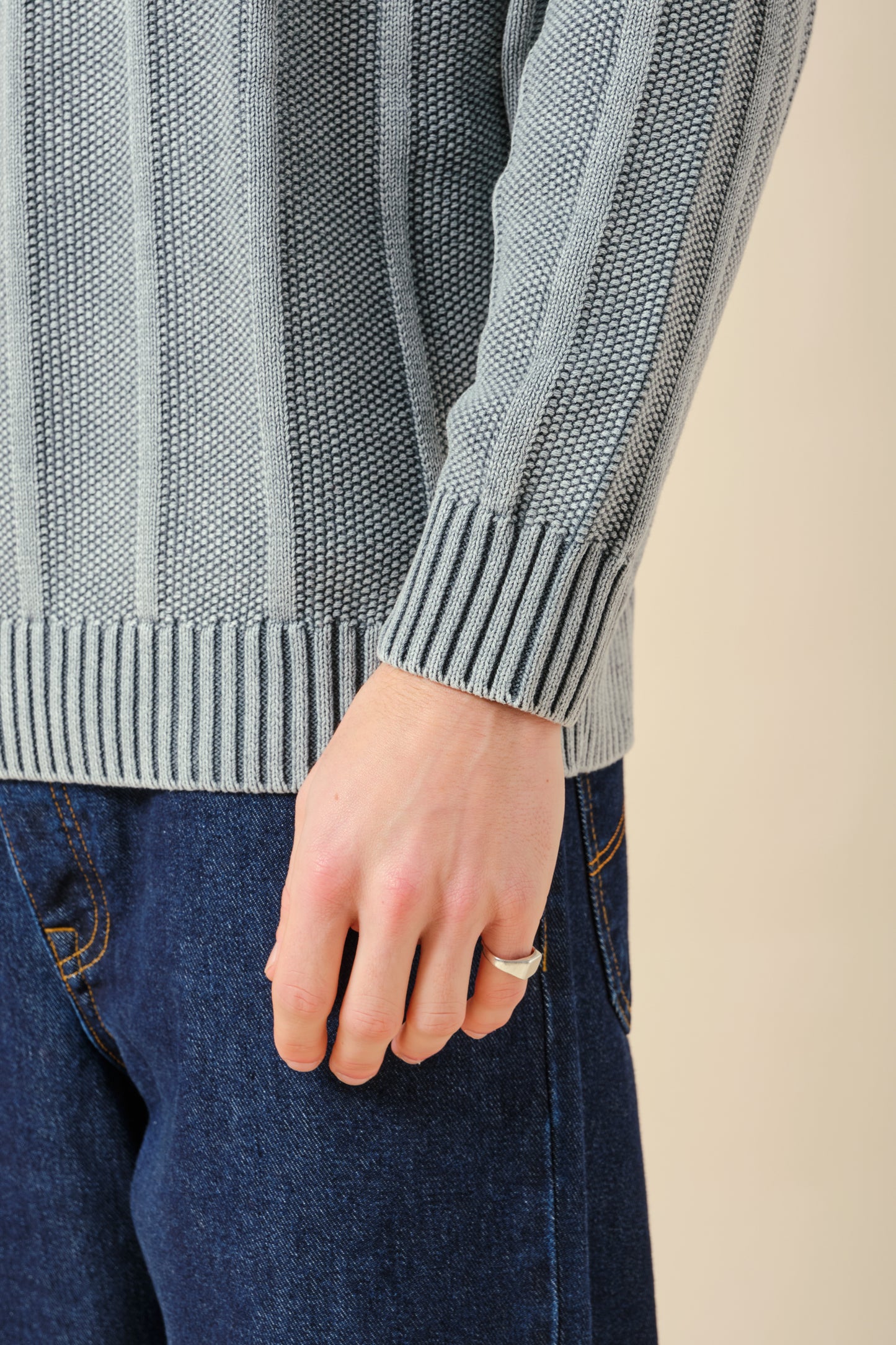 MELVIN WASHED SWEATER - JADE