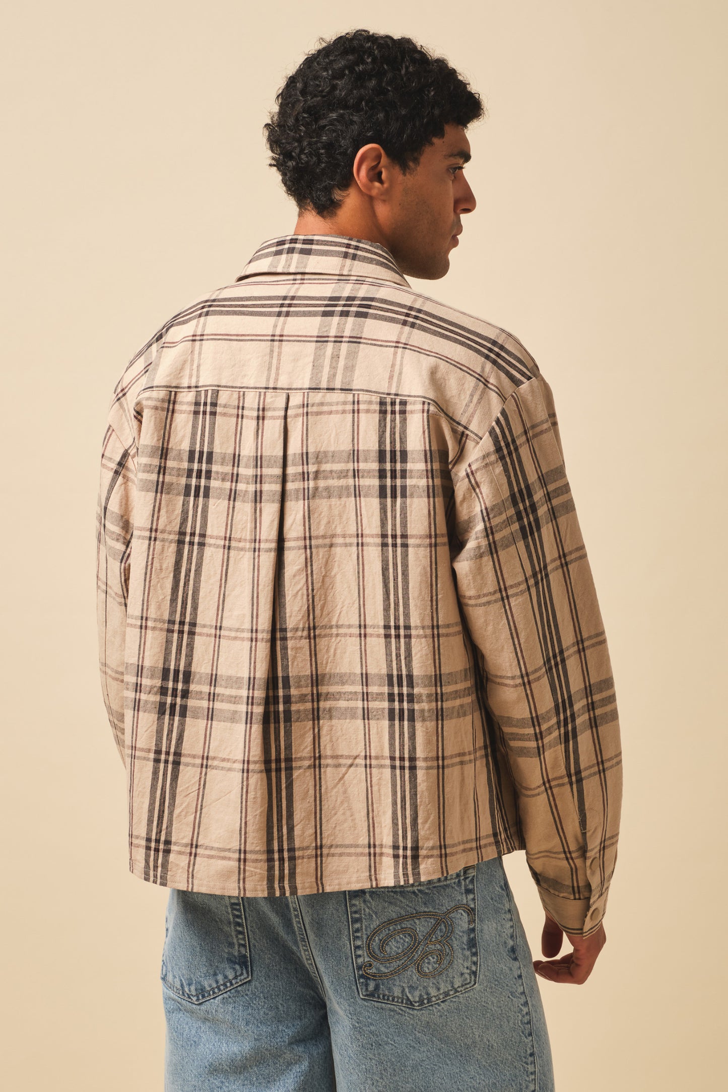 DESERT PATTERN LINEN SHIRT
