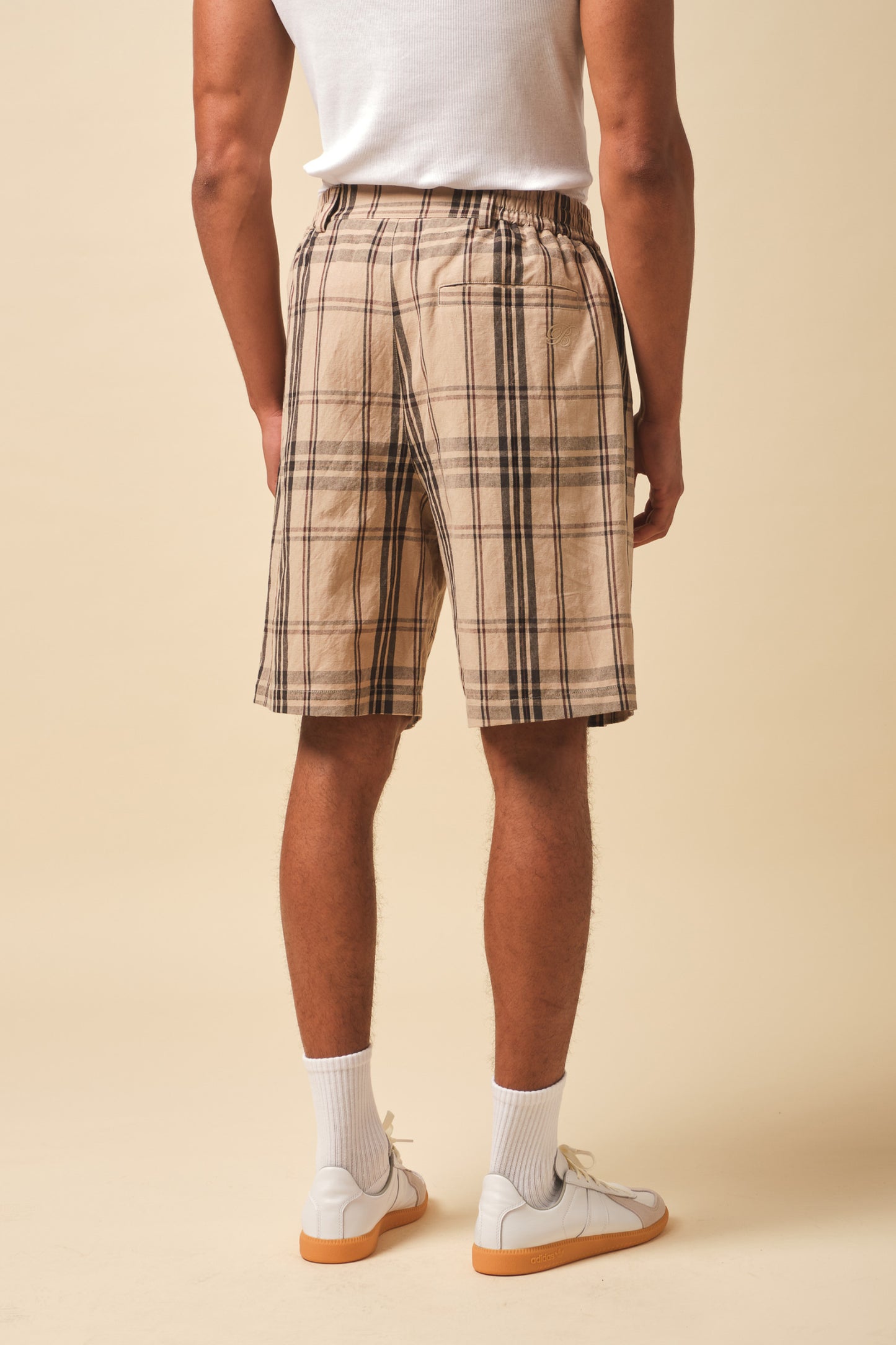 DESERT PATTERN PLEATED SHORT