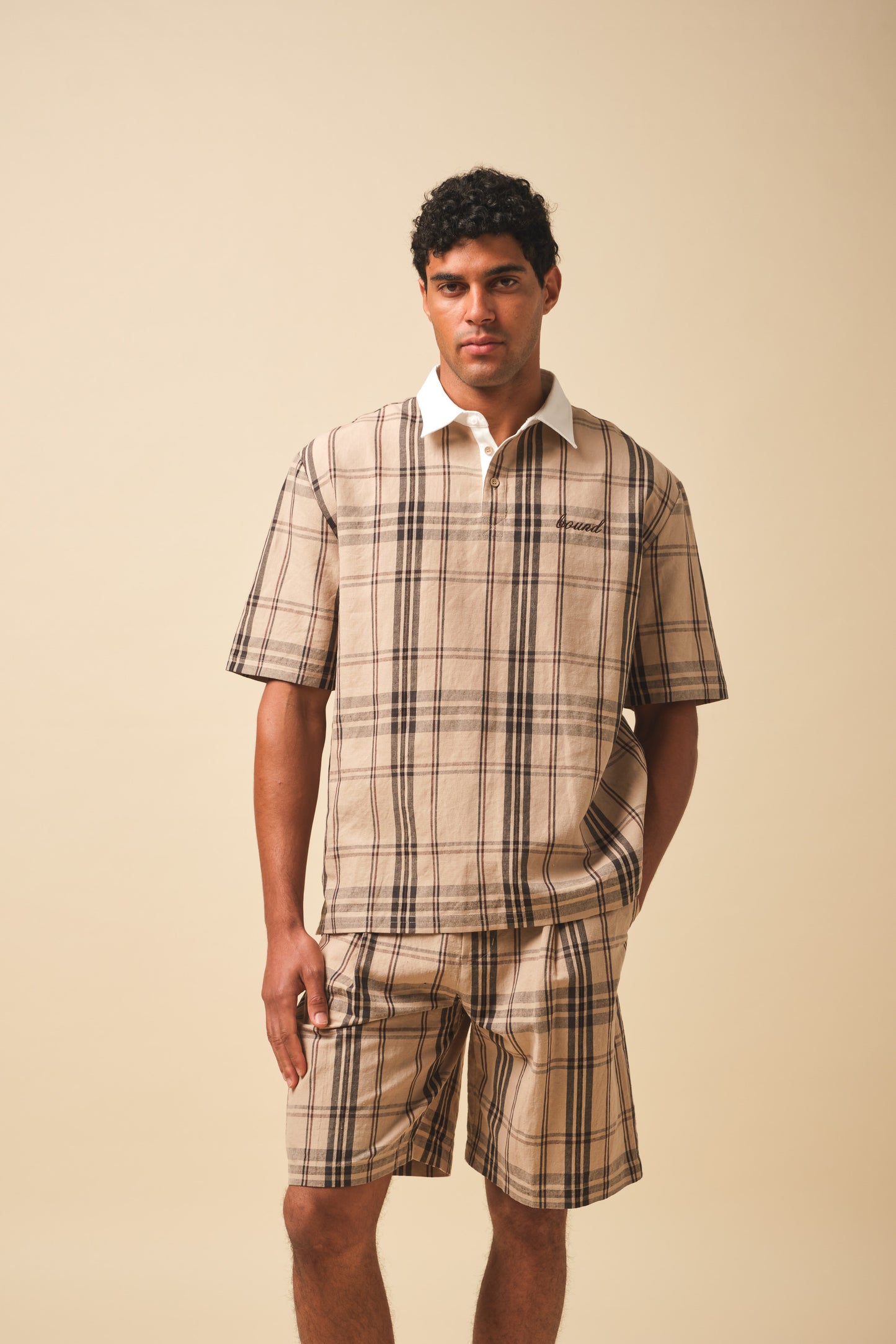 DESERT PATTERN PLEATED SHORT