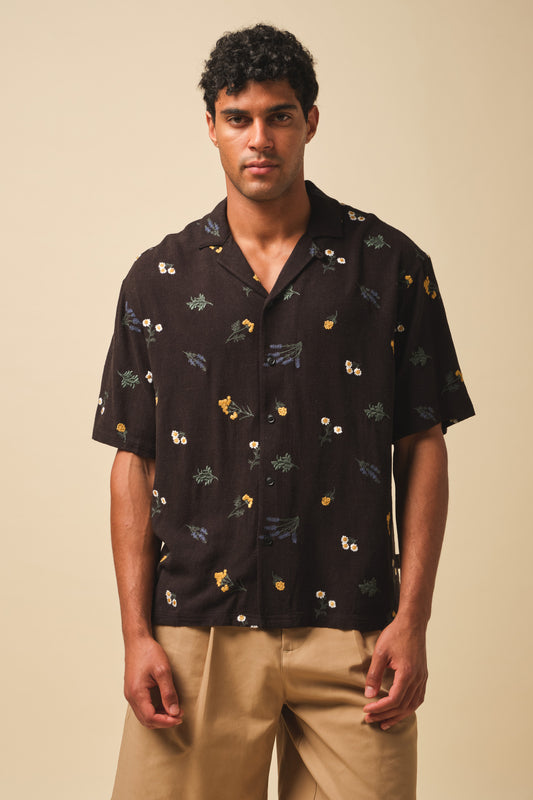 BOTANIC SHIRT - VINTAGE BLACK
