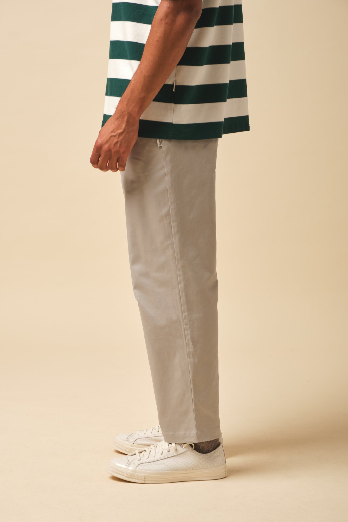 WILLIAM EVERYDAY COTTON TROUSERS - GREY
