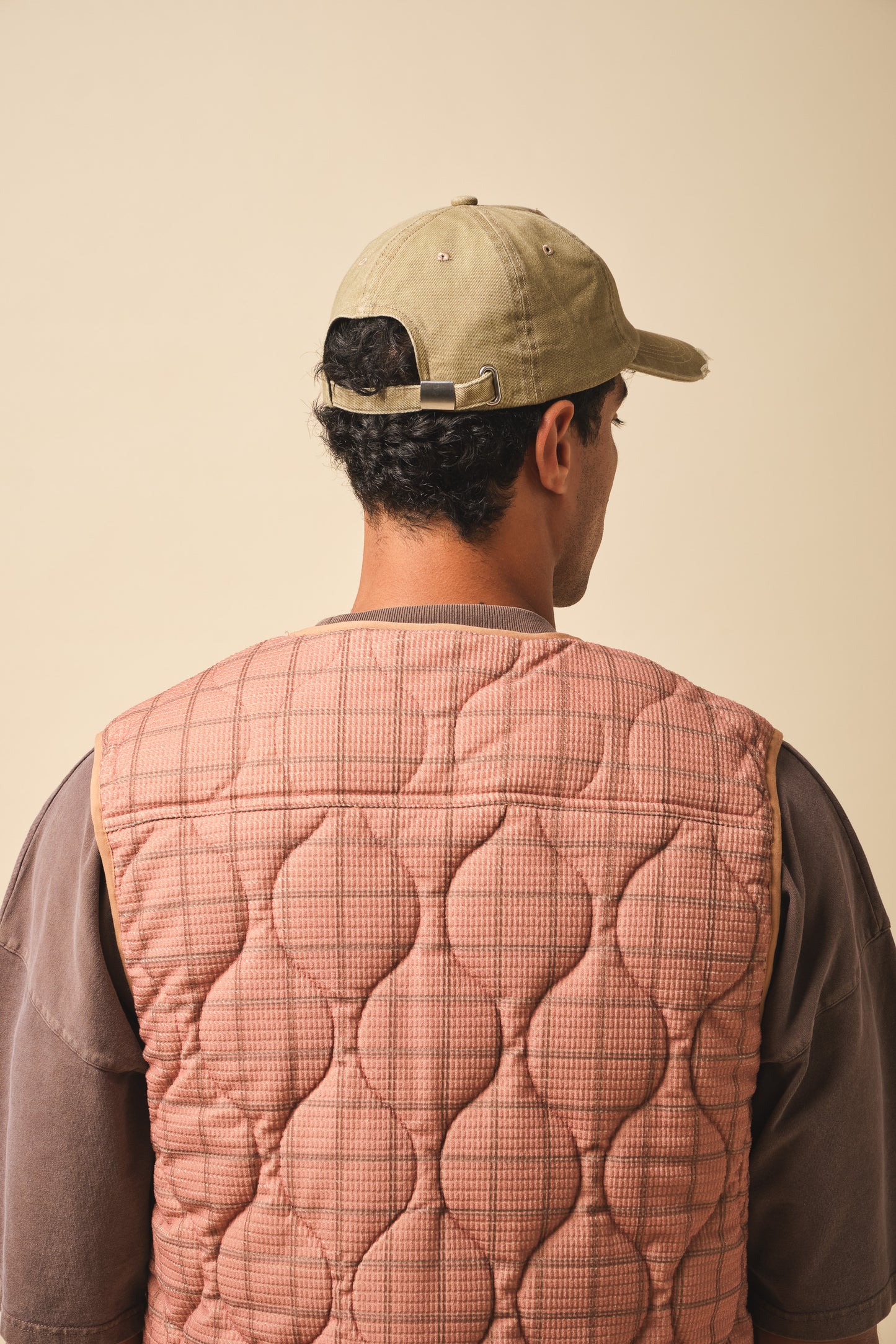STAMP DISTRESSED CAP - GREEN