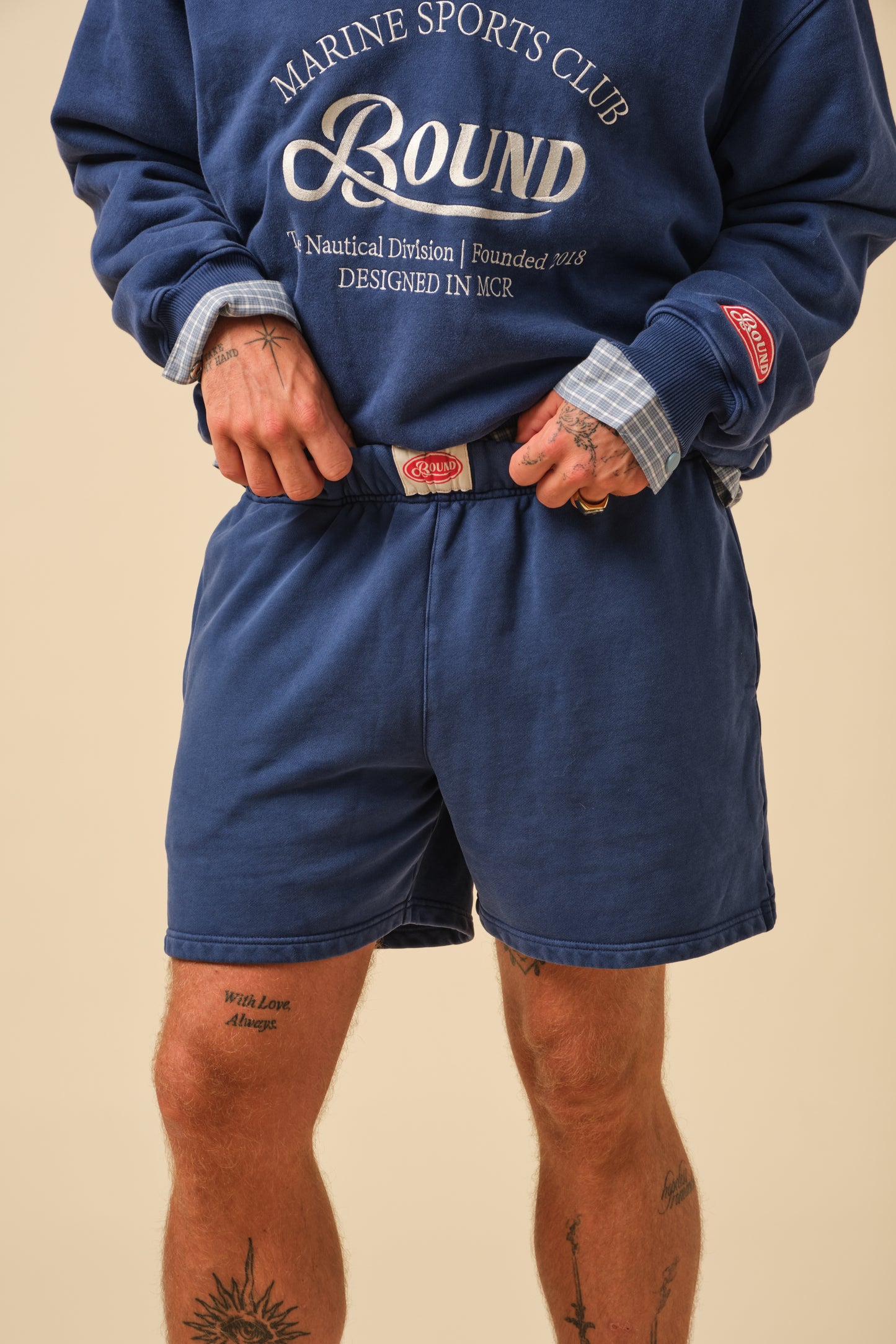 FREDDIE SWEAT SHORTS - NAVY