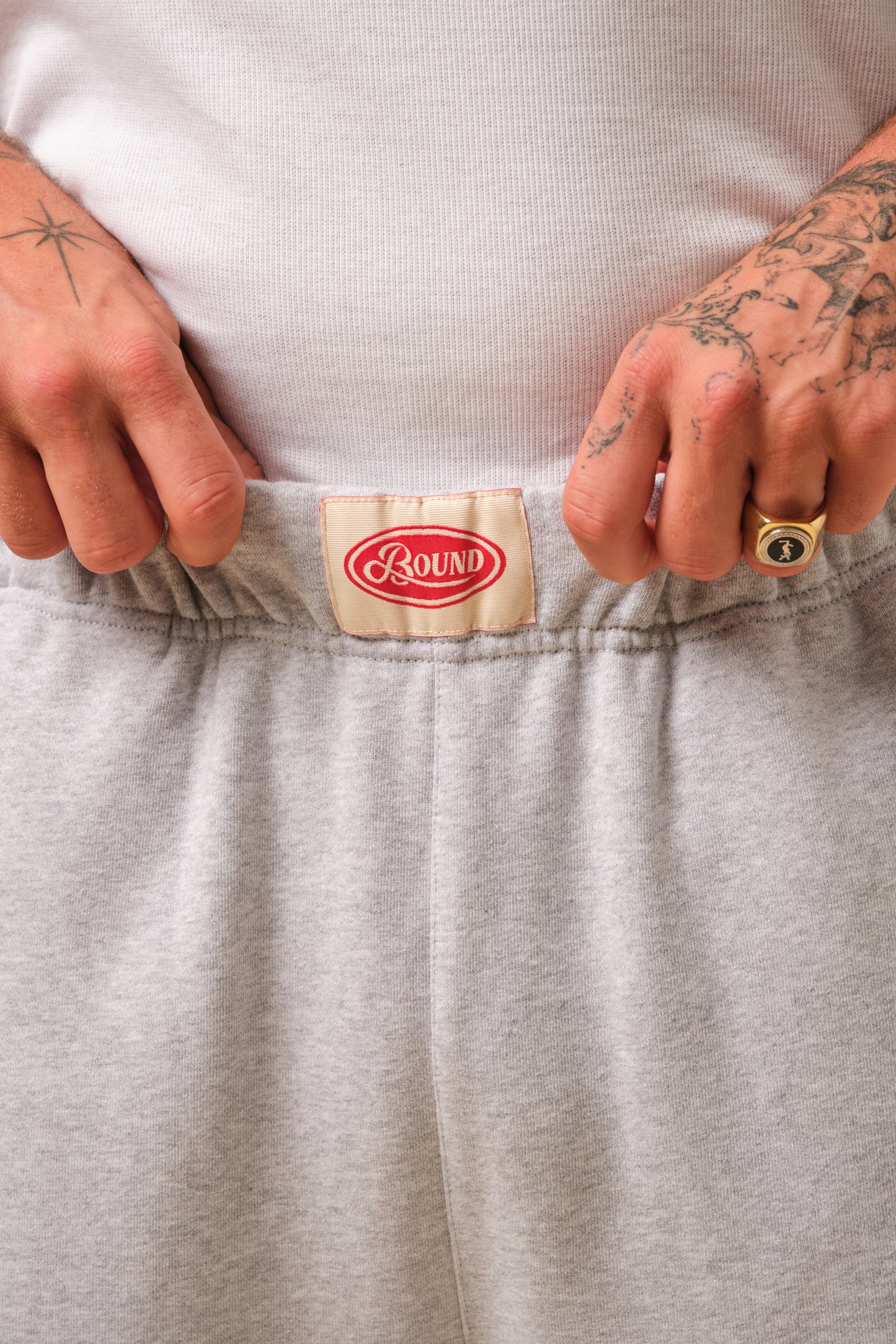 FREDDIE MARINE SWEAT PANT - GREY