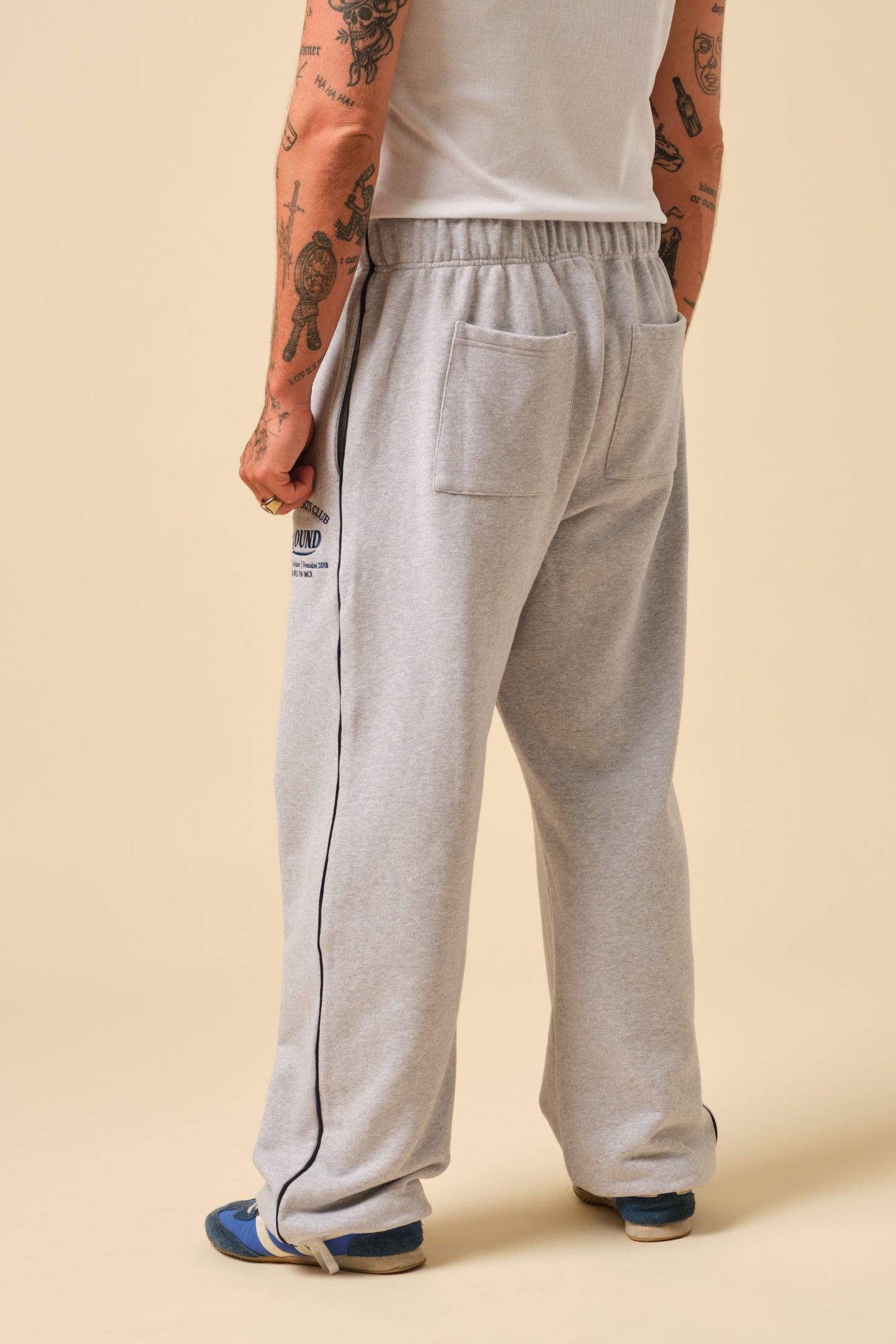 FREDDIE MARINE SWEAT PANT - GREY