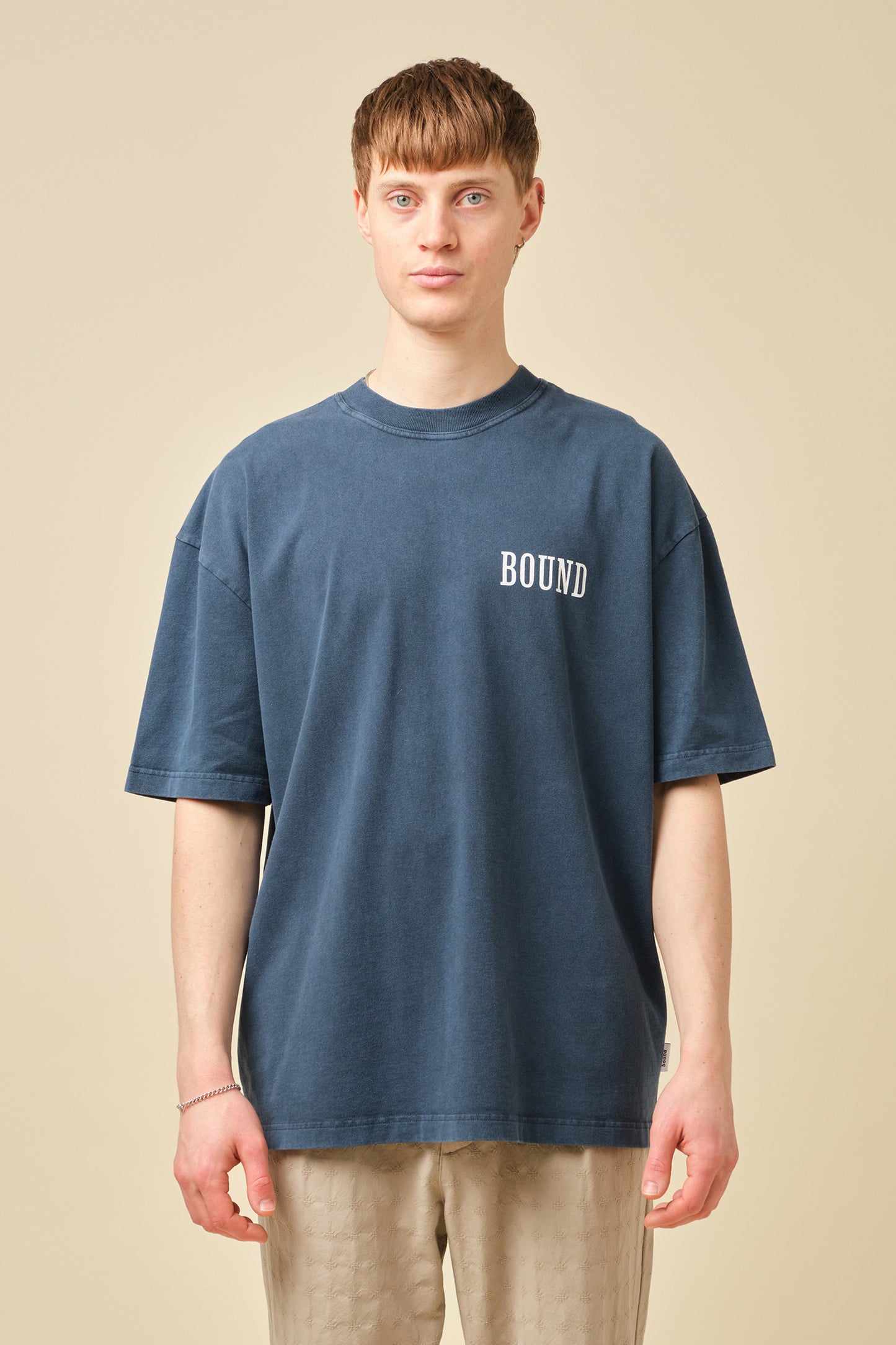 REGATE PORT TEE - FADED DARK NAVY BLUE