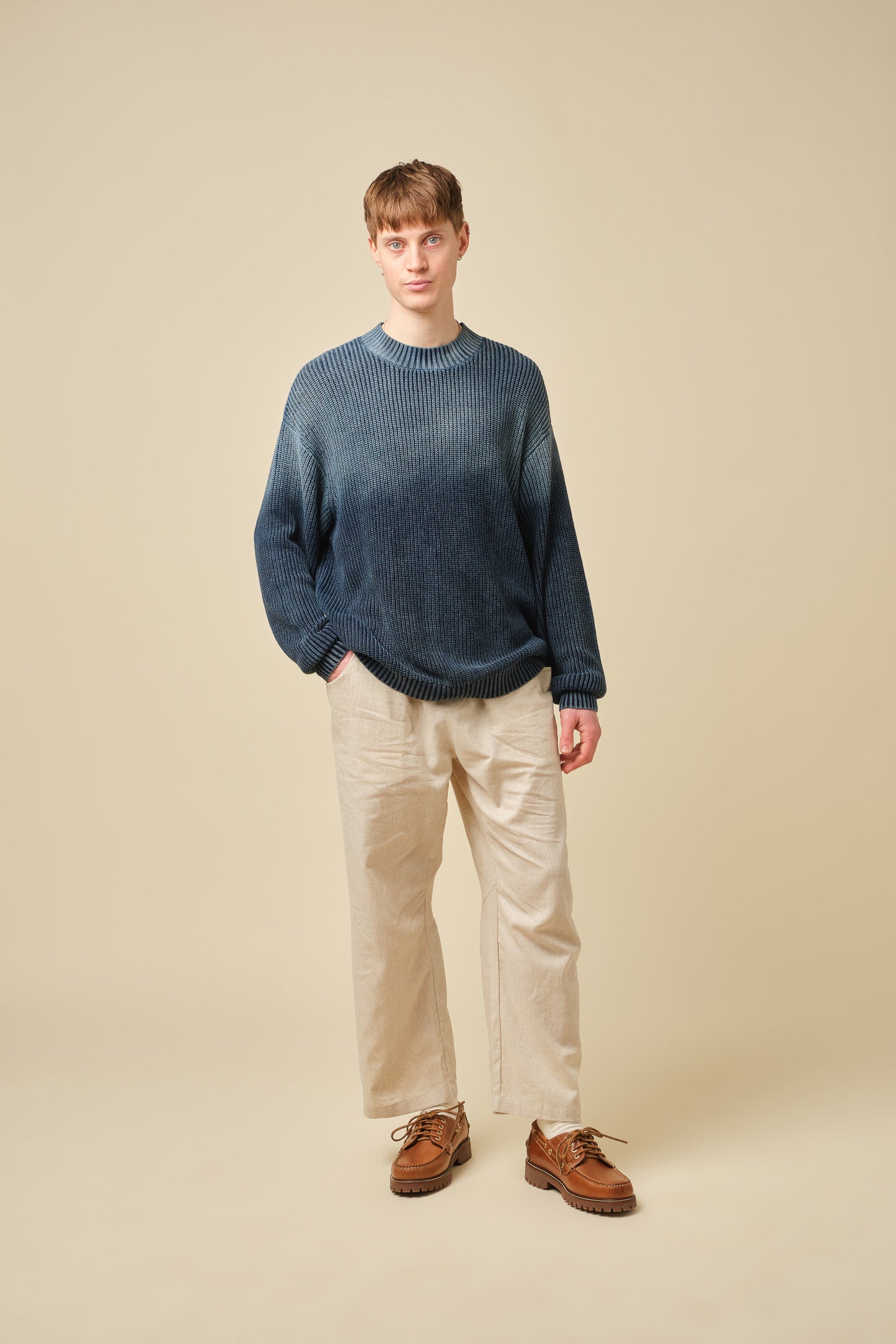 SPRAY WASH KNIT - MIDNIGHT BLUE