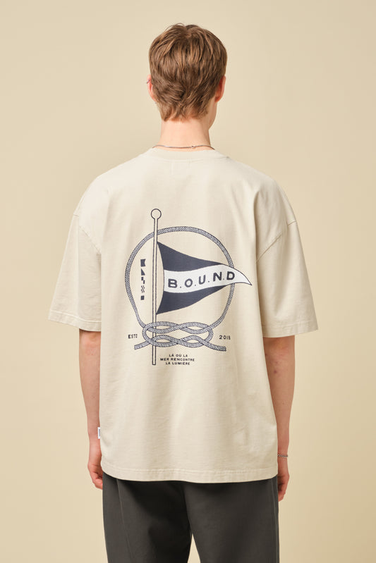 MARINE TEE - WASHED SAND