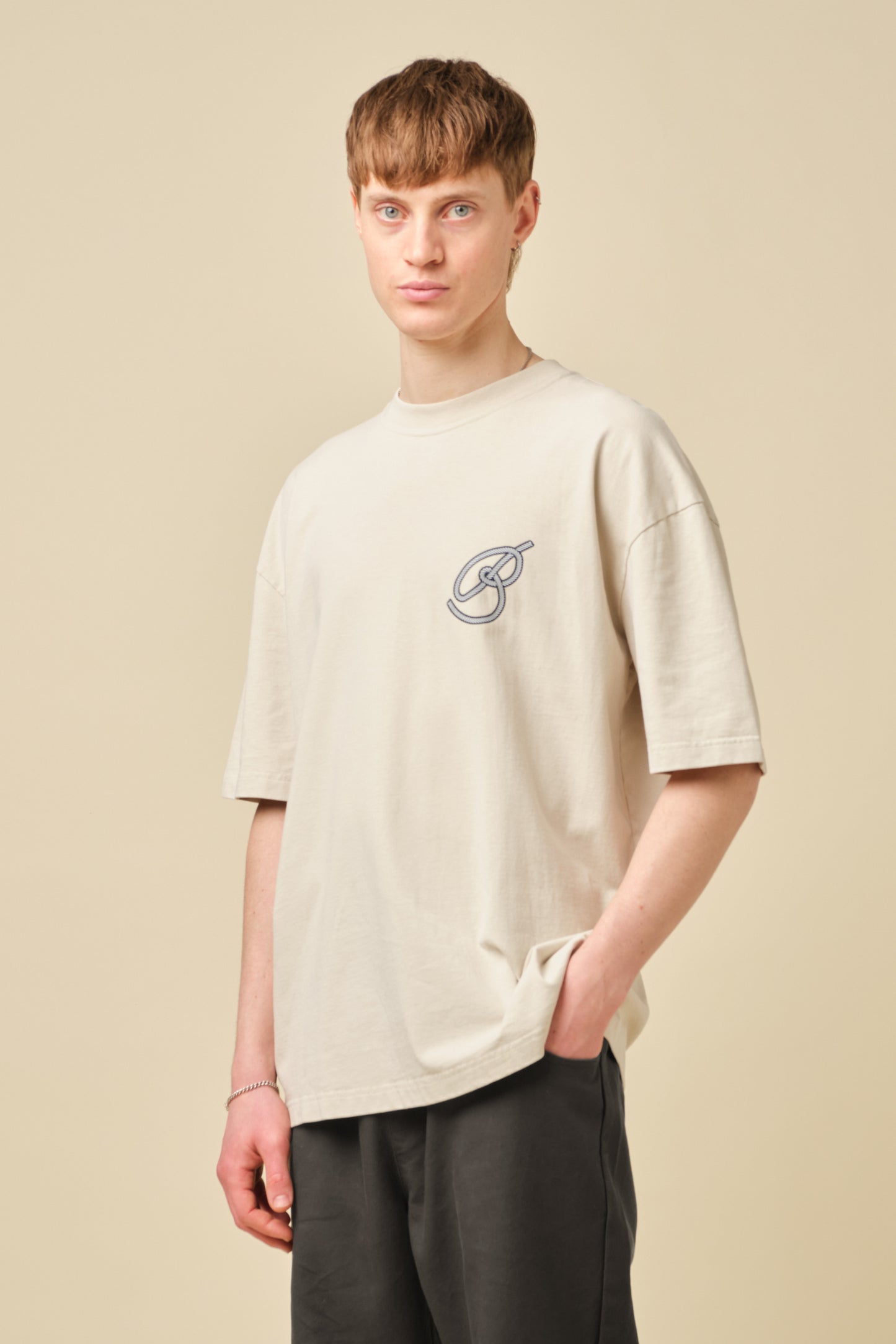 MARINE TEE - WASHED SAND