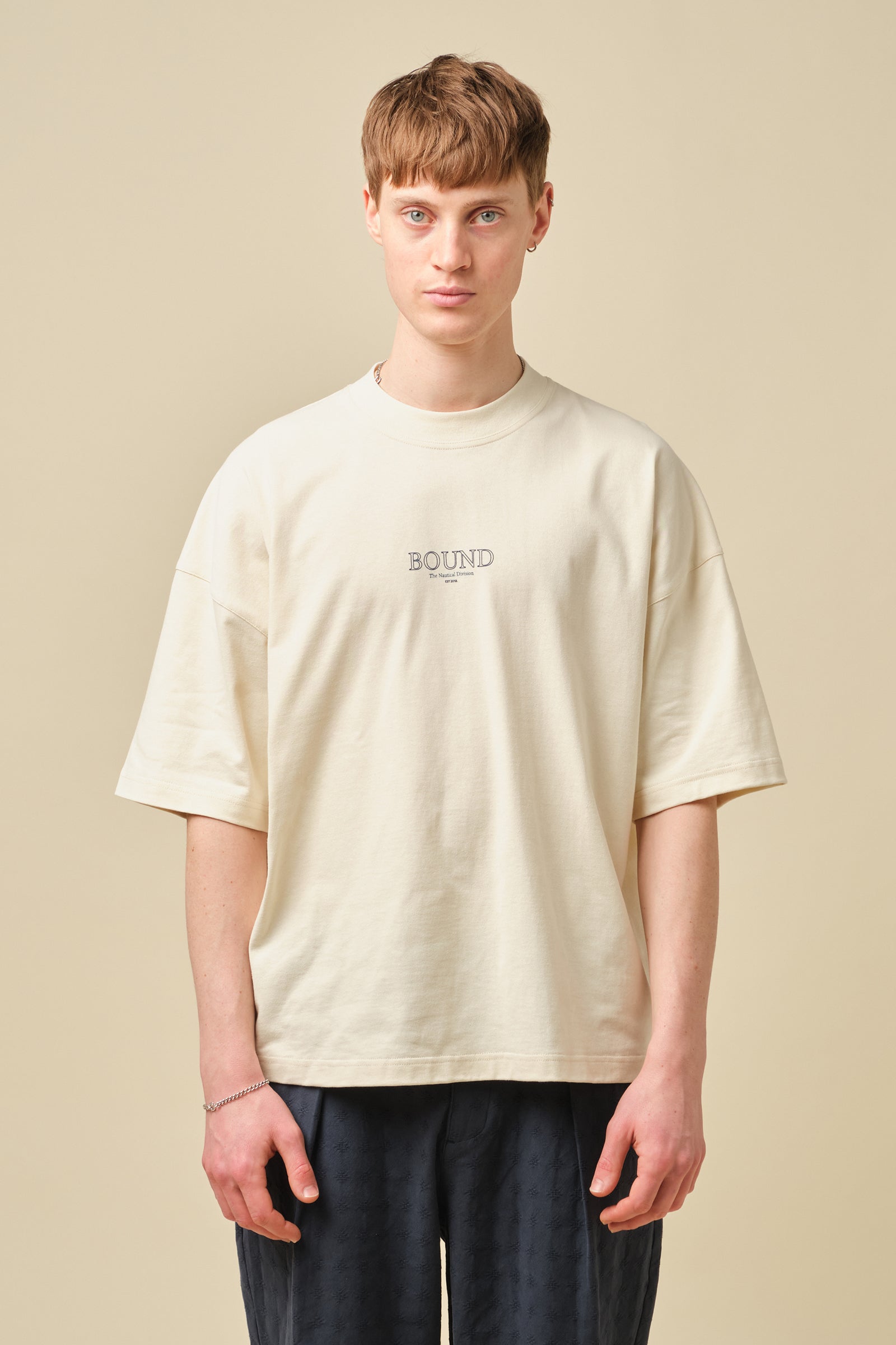 Boxy Corebound NAUTICAL DIVISON BOXY TEE - ECRU – bound