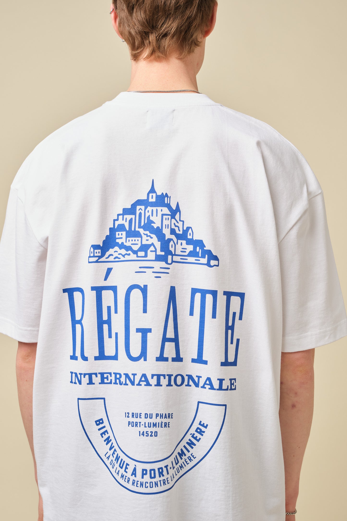 REGATE PORT TEE - WHITE