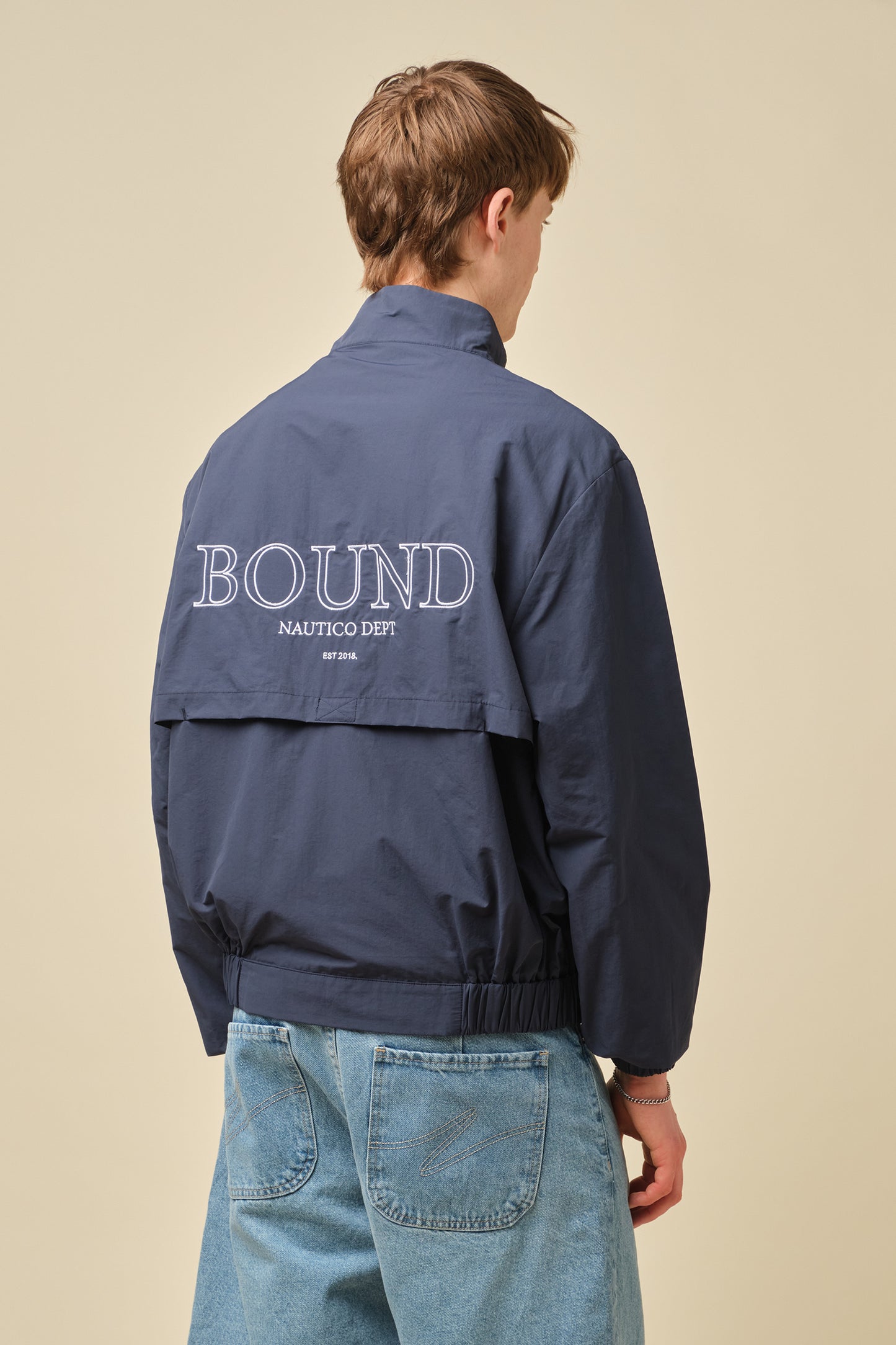 MARINE TRACK JACKET - NAVY