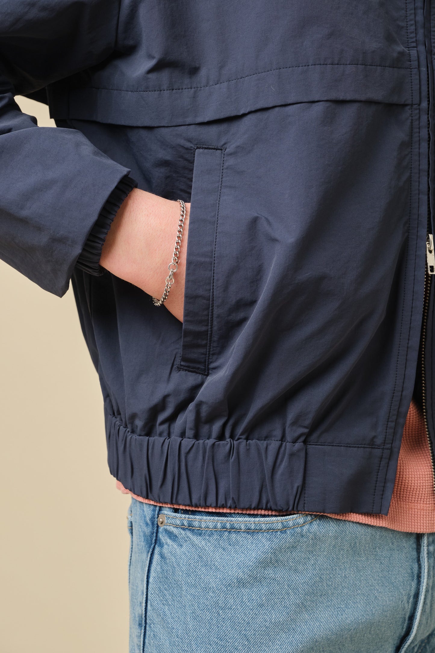 MARINE TRACK JACKET - NAVY