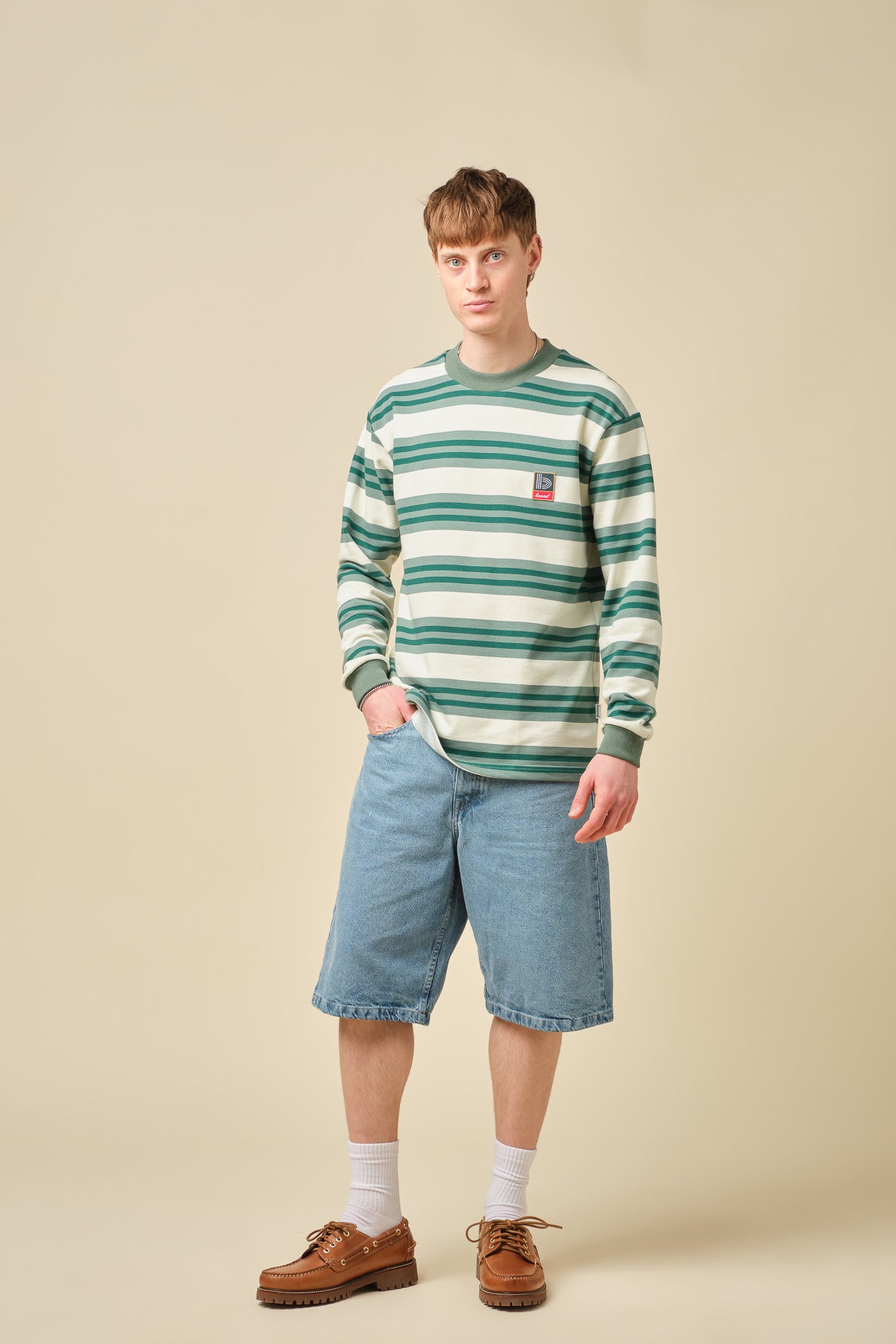 EUCALYPTUS STRIPE LONGLSEEVE TEE