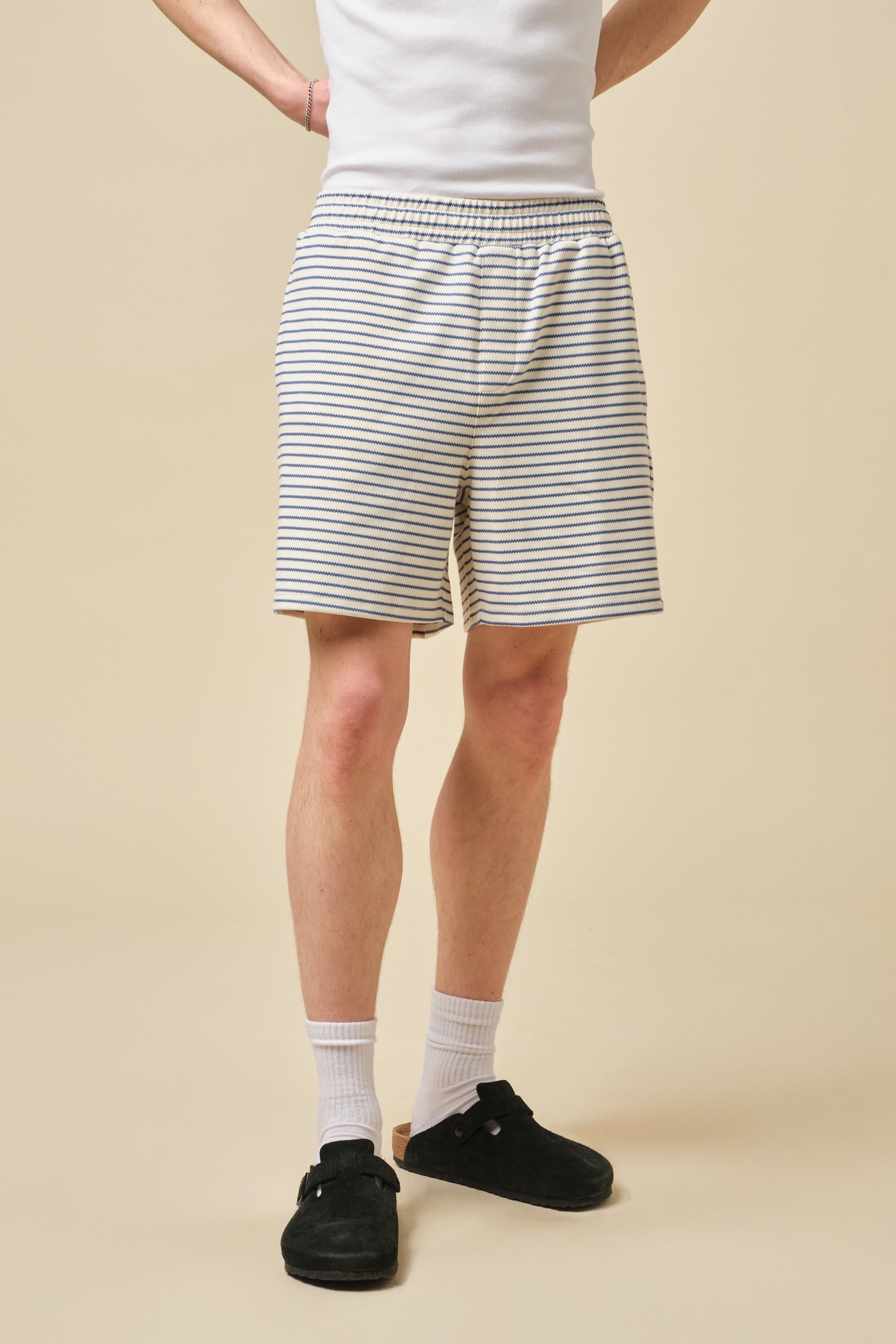 STRIPE JACQUARD OCEAN SHORTS