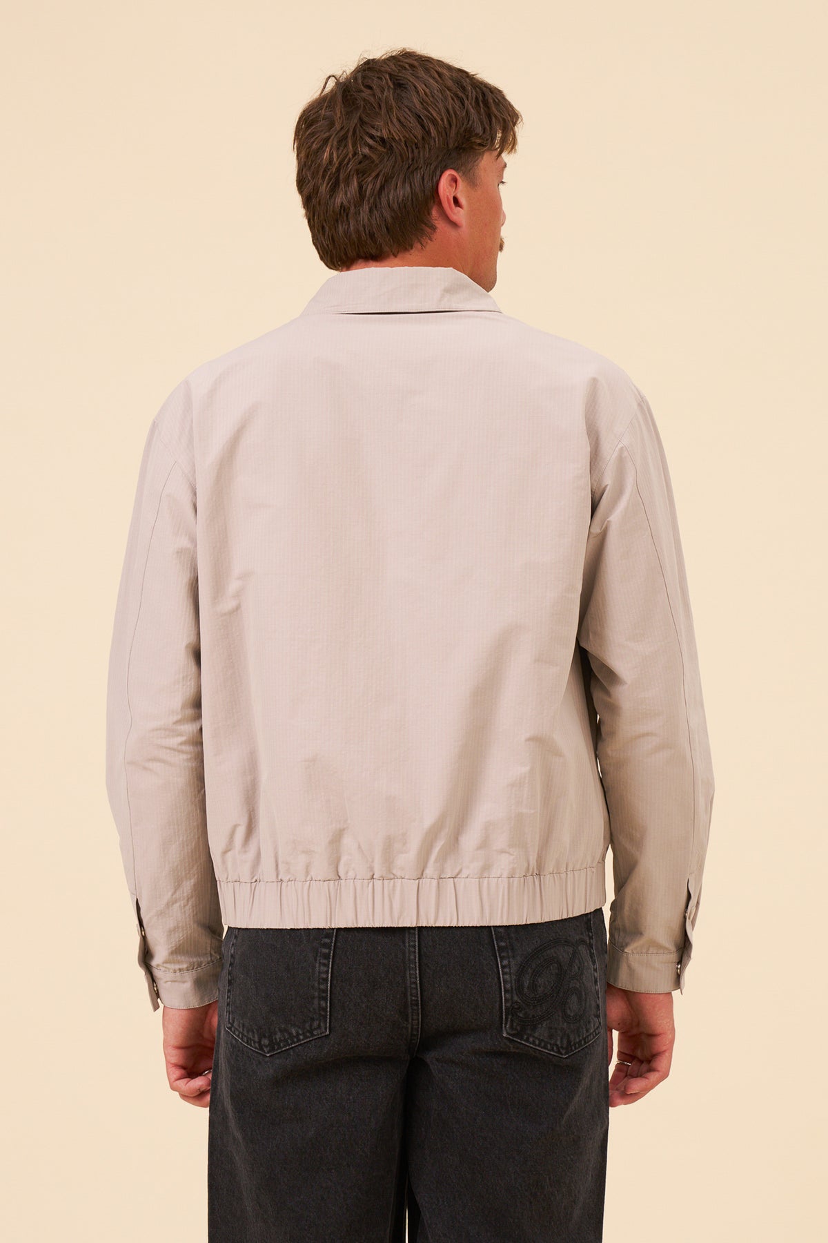 BOTHA RIPSTOP HARRINGTON JACKET - GREY