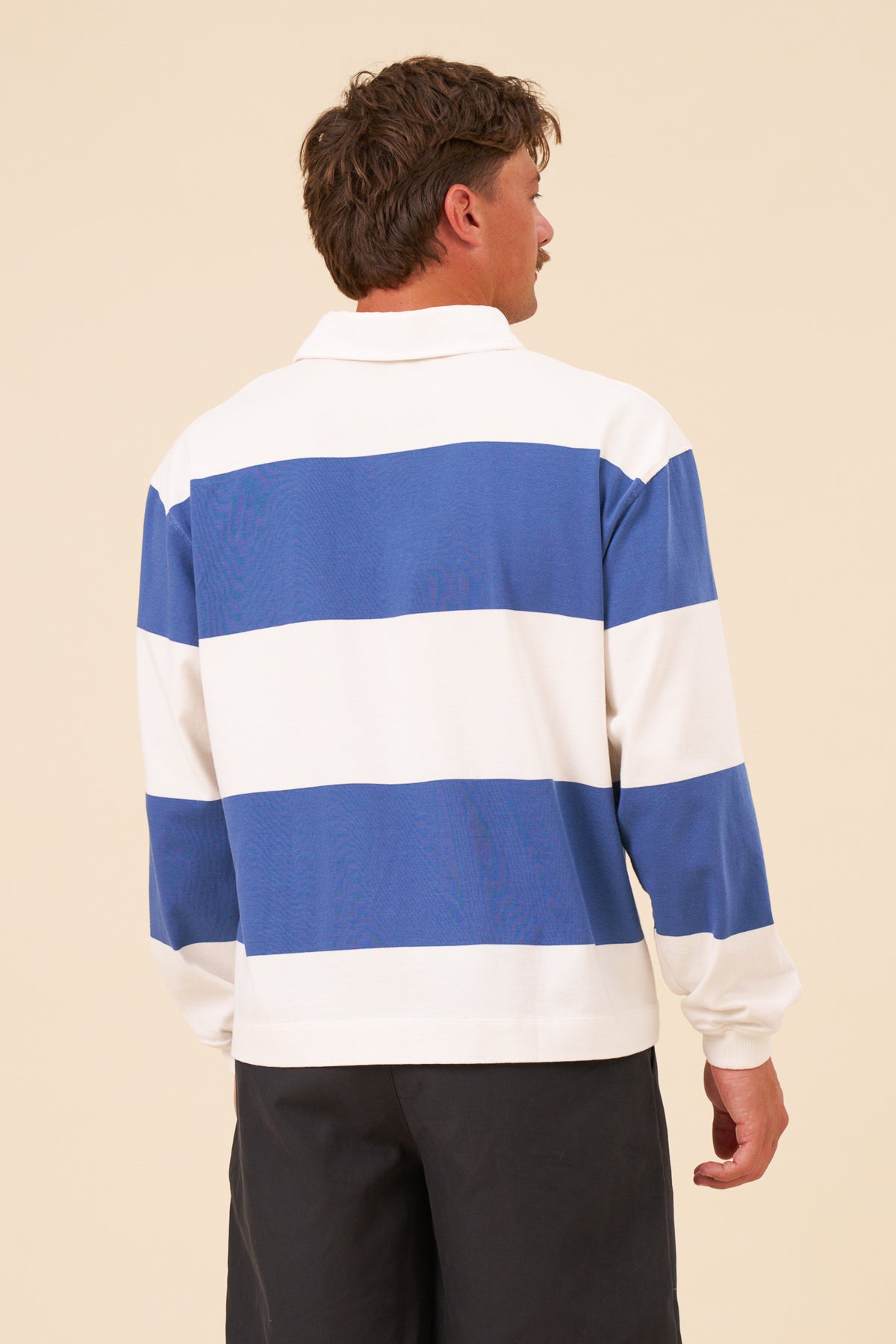 BOTHA STRIPE RUGBY POLO