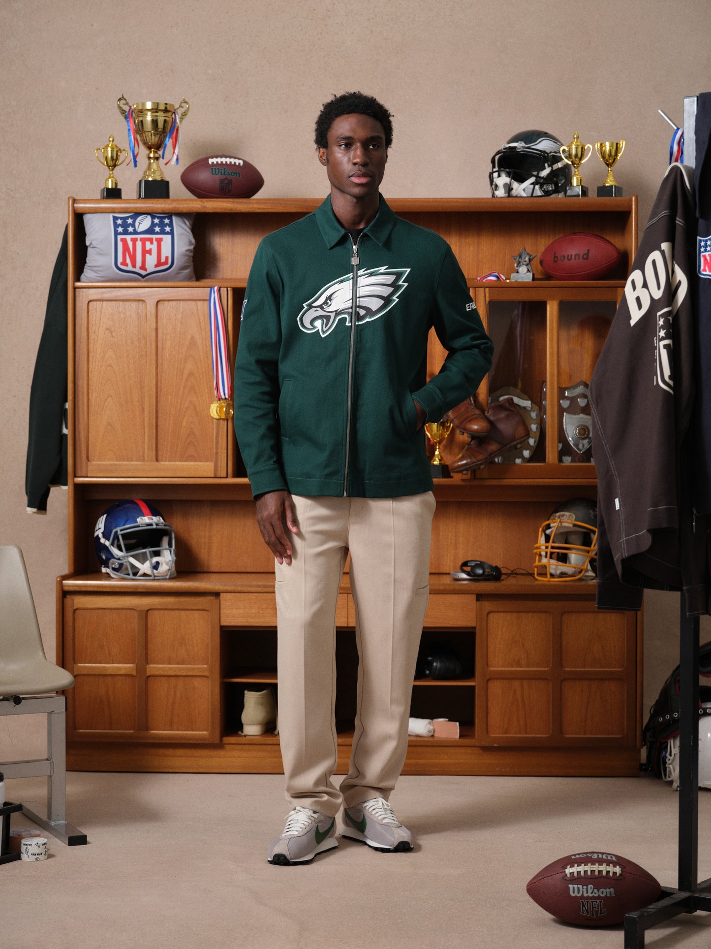 EAGLES CANVAS CHORE JACKET