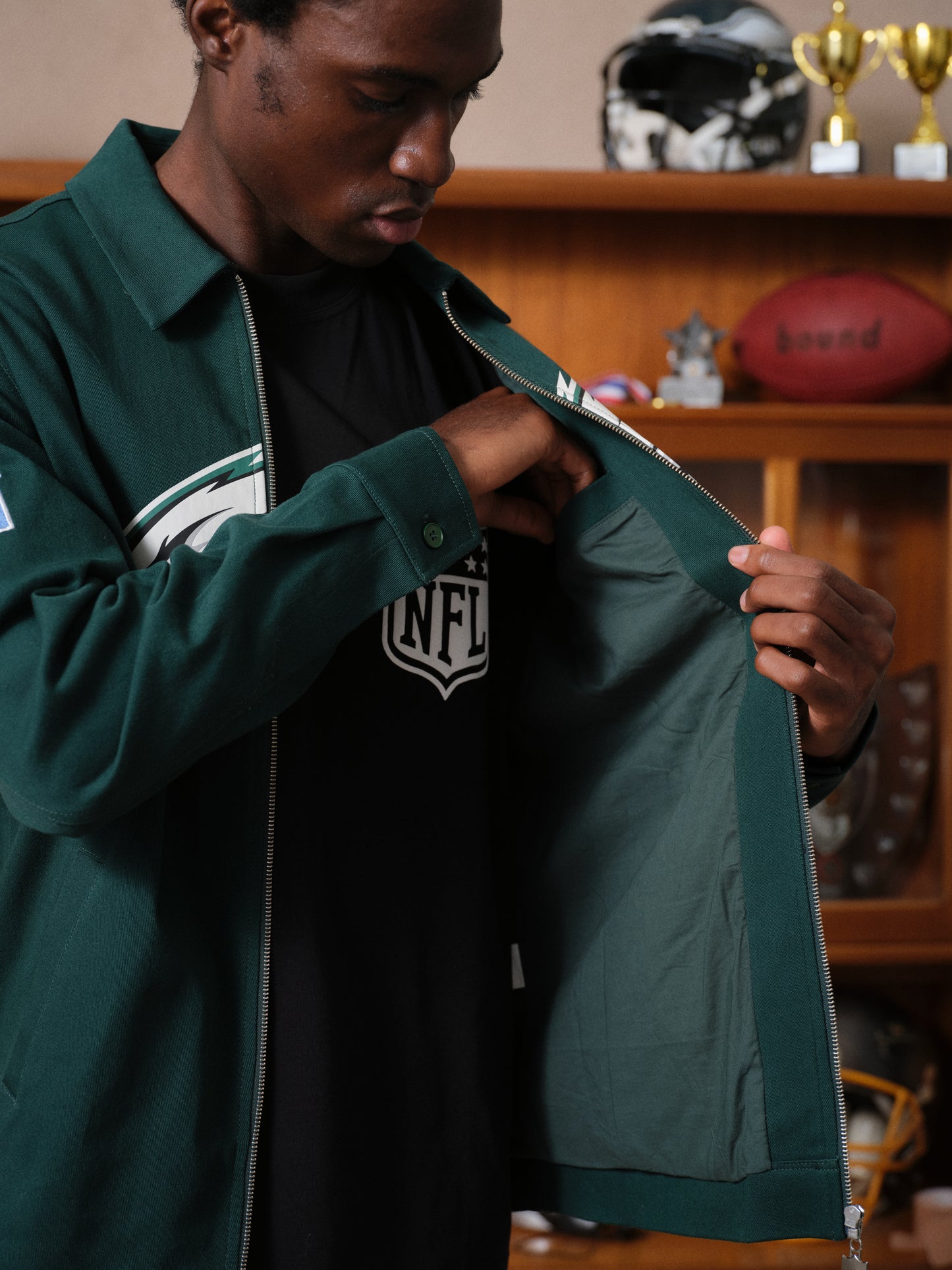 EAGLES CANVAS CHORE JACKET